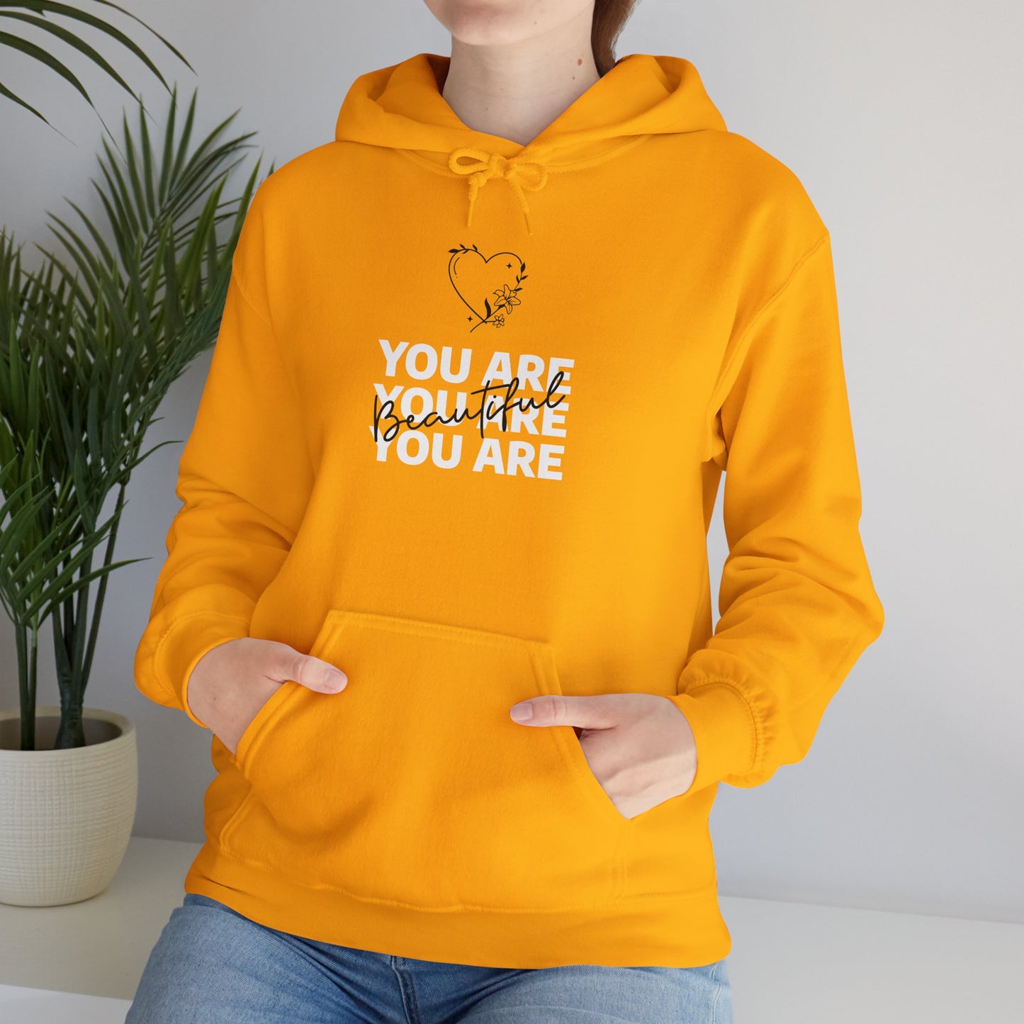 You Are Beautiful Unisex Heavy Blend™ Hooded Sweatshirt