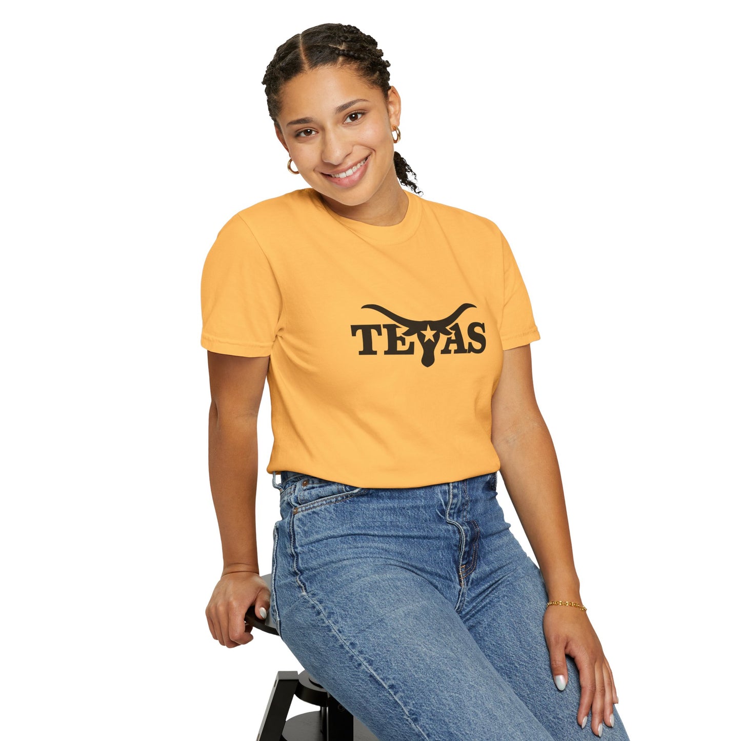 Texas Unisex Garment-Dyed T-Shirt - Cool Western Vibe for Everyday Wear