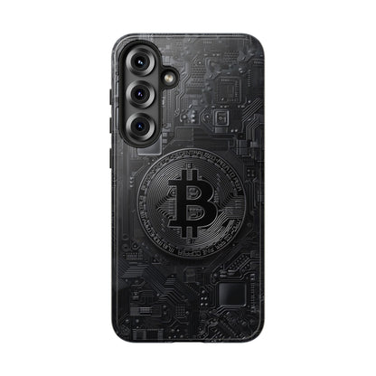 Bitcoin Samsung Tough Phone Case, Cryptocurrency Protection Cover