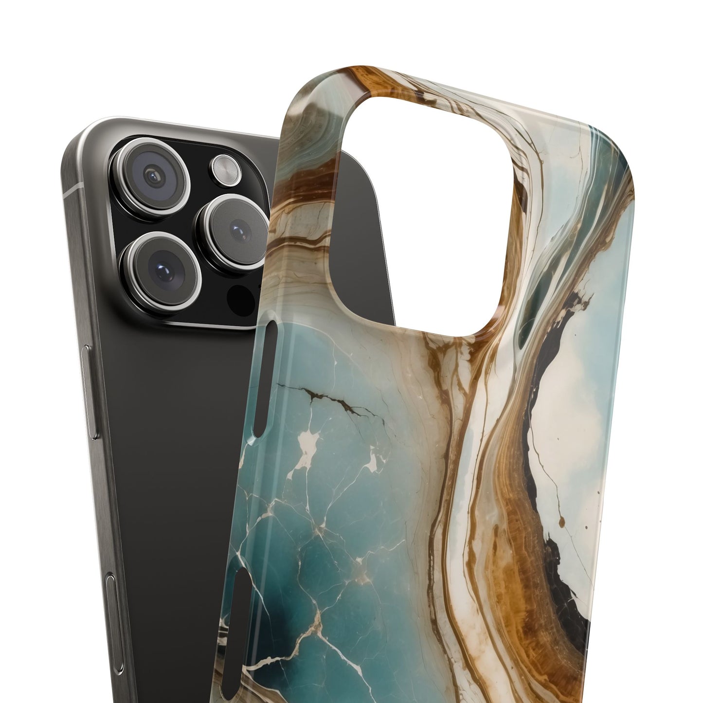 Marble Slim Phone Case, Stylish Protective Cover