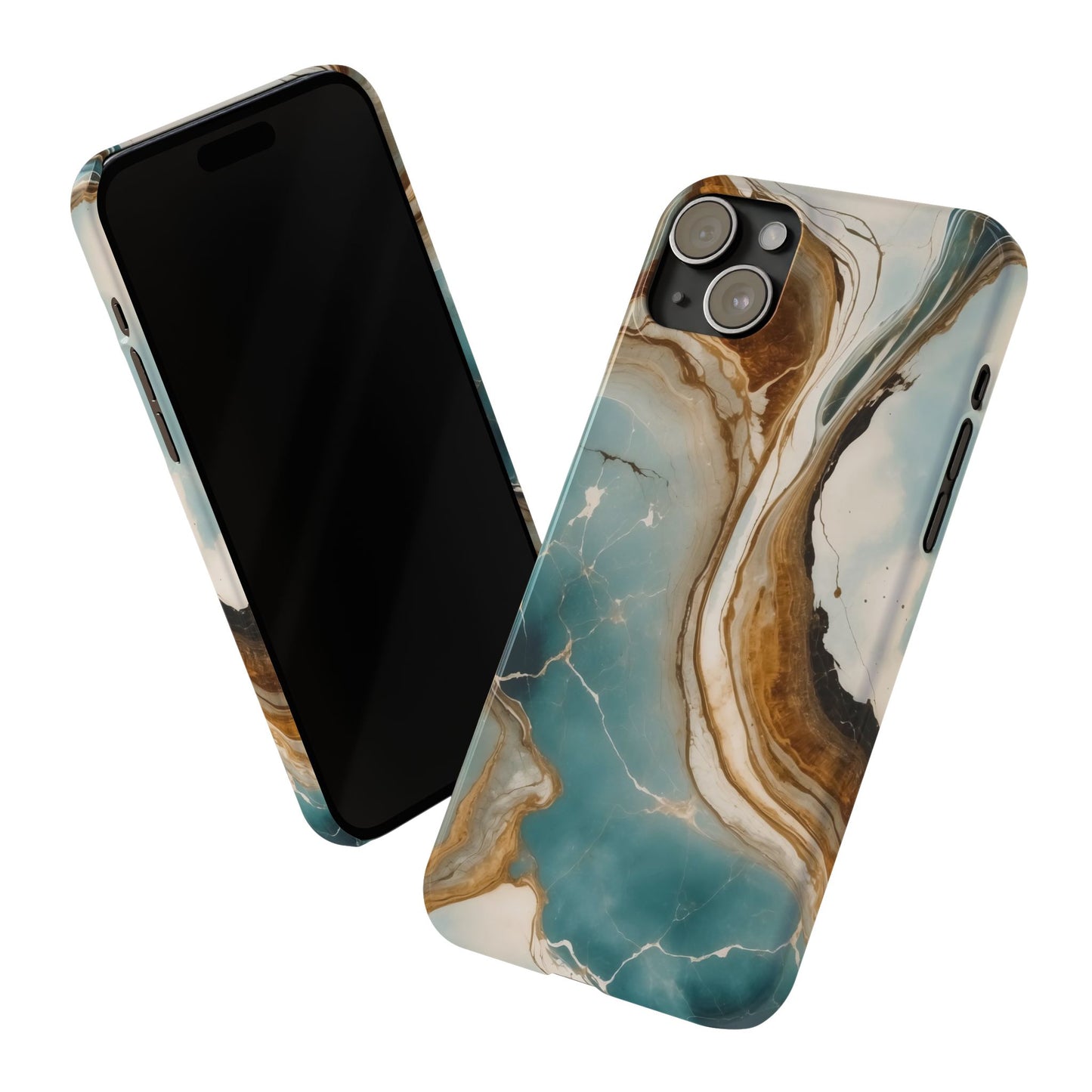 Marble Slim Phone Case, Stylish Protective Cover