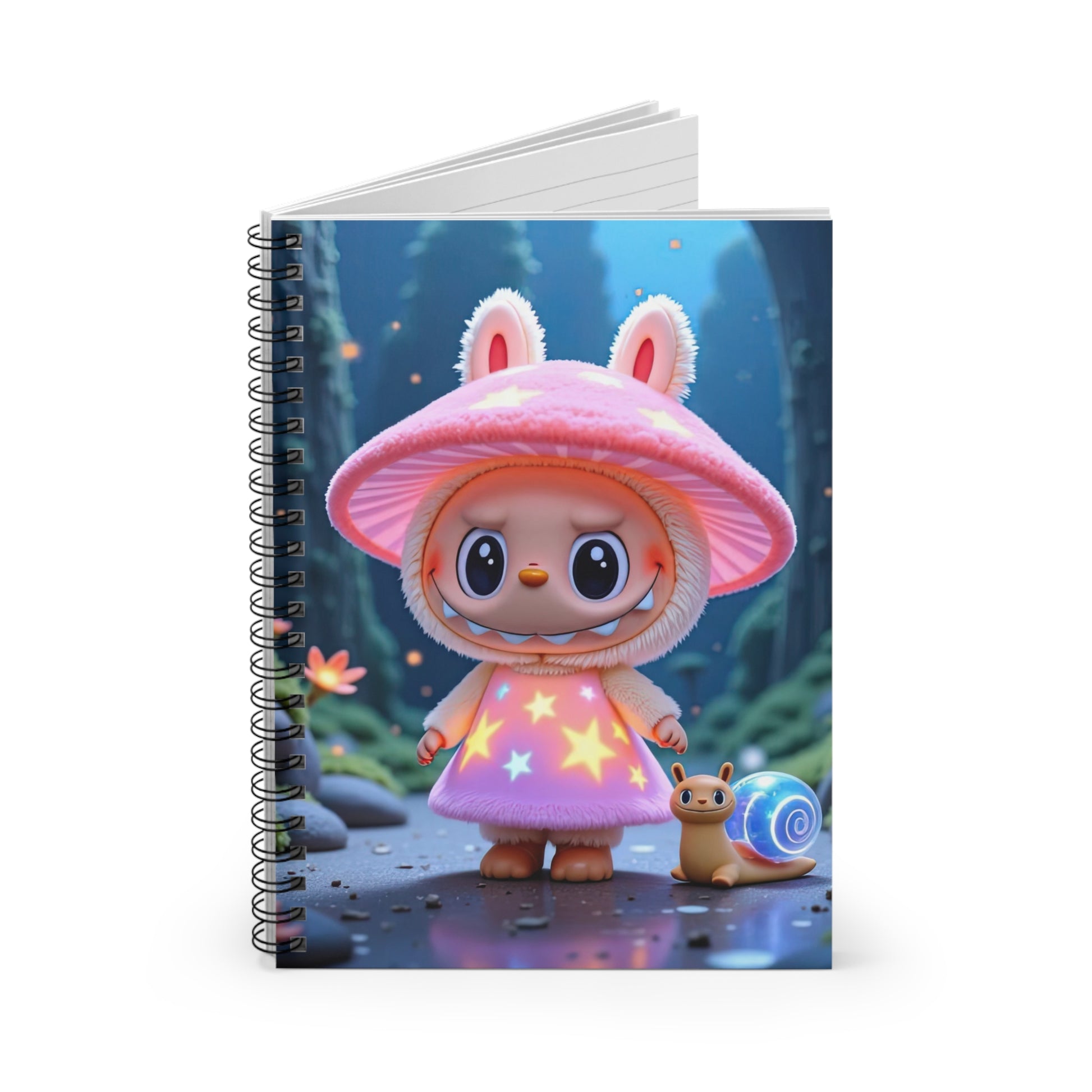 The Monsters Spiral Notebook 6” x 8” – Fairy Tale Design