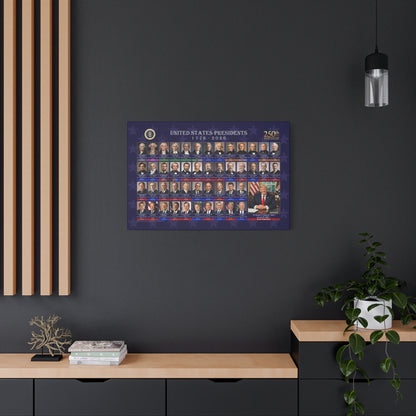 US Presidents Gallery Canvas Art Print - American History Wall Decor