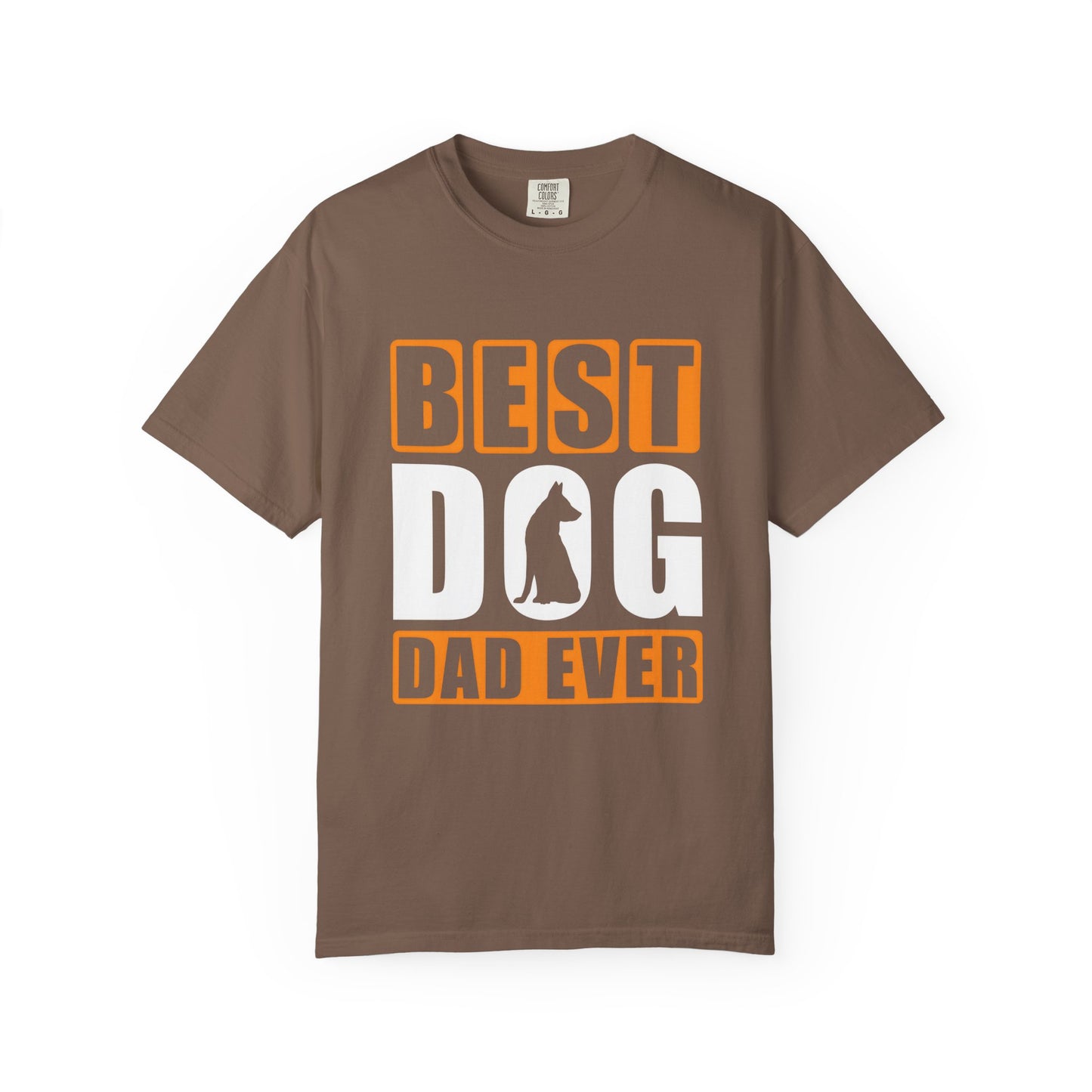 Best Dog Dad Ever Unisex Garment-Dyed T-shirt