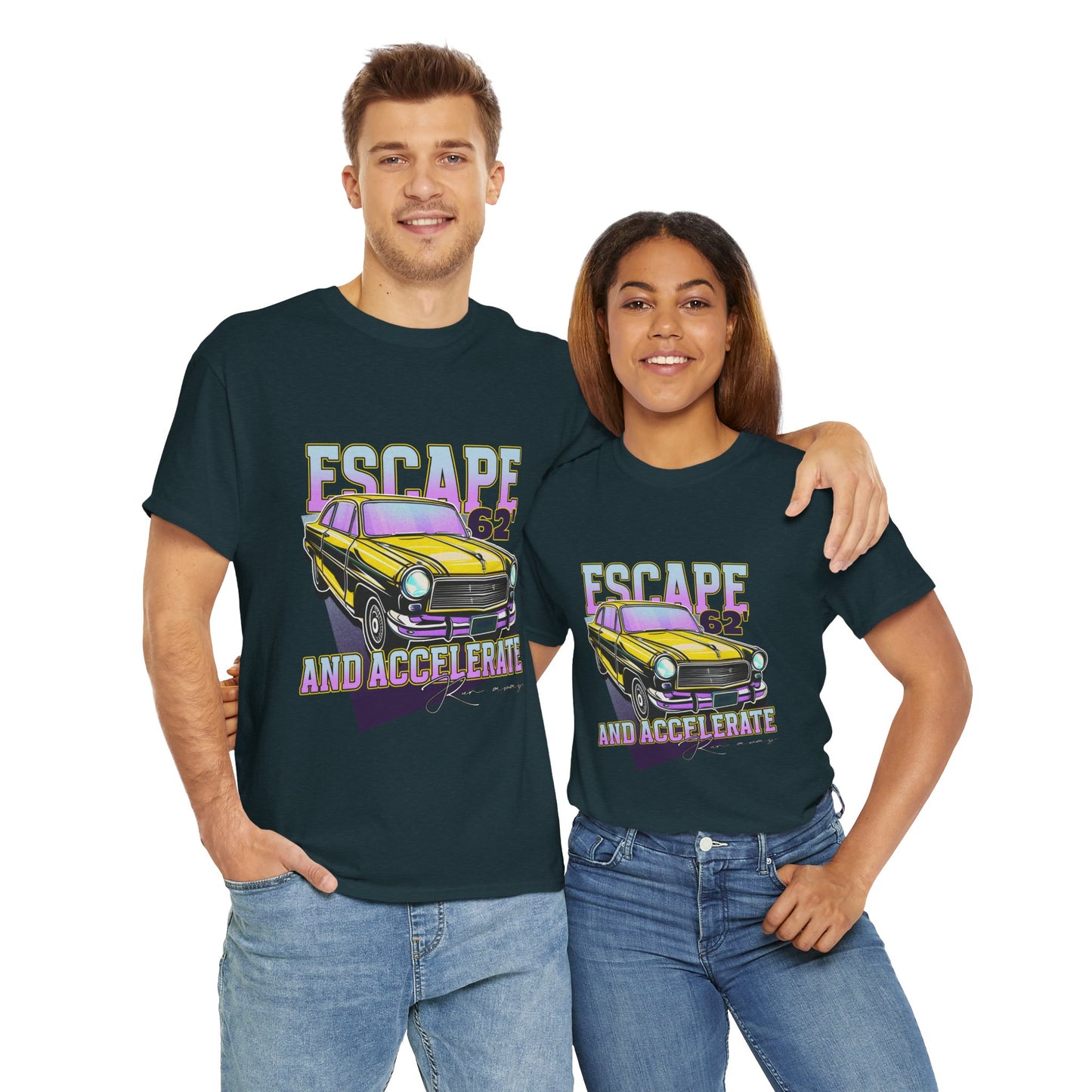 Camiseta de manga corta unisex Escape And Accelerate 