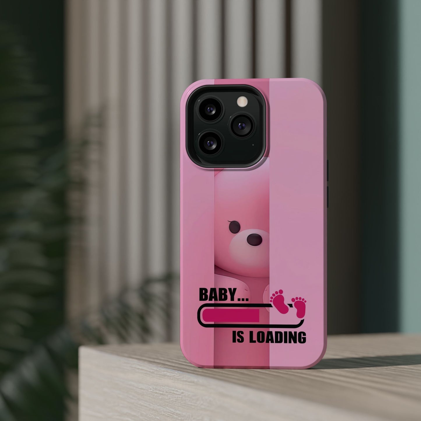 Cute Baby Loading Magnetic Phone Case, Expecting Parents Gift