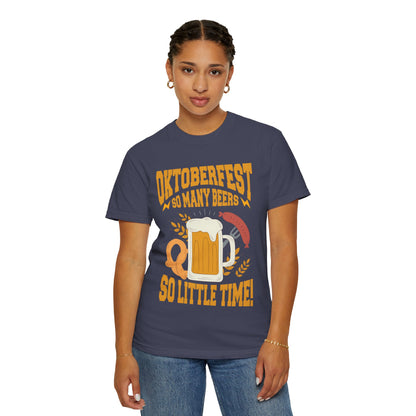 Oktoberfest Graphic Unisex T-Shirt - Celebrate with Beer & Pretzels