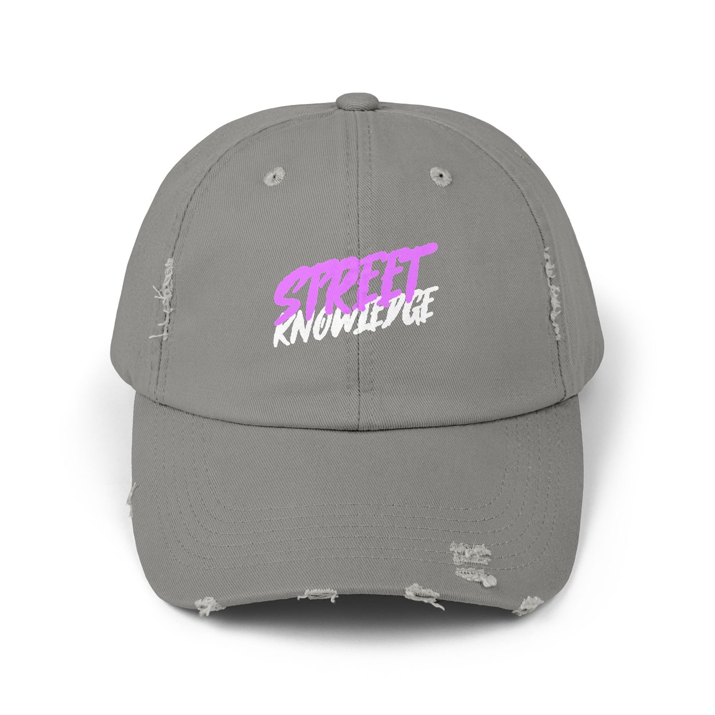 Street Knowledge Unisex Distressed Cap