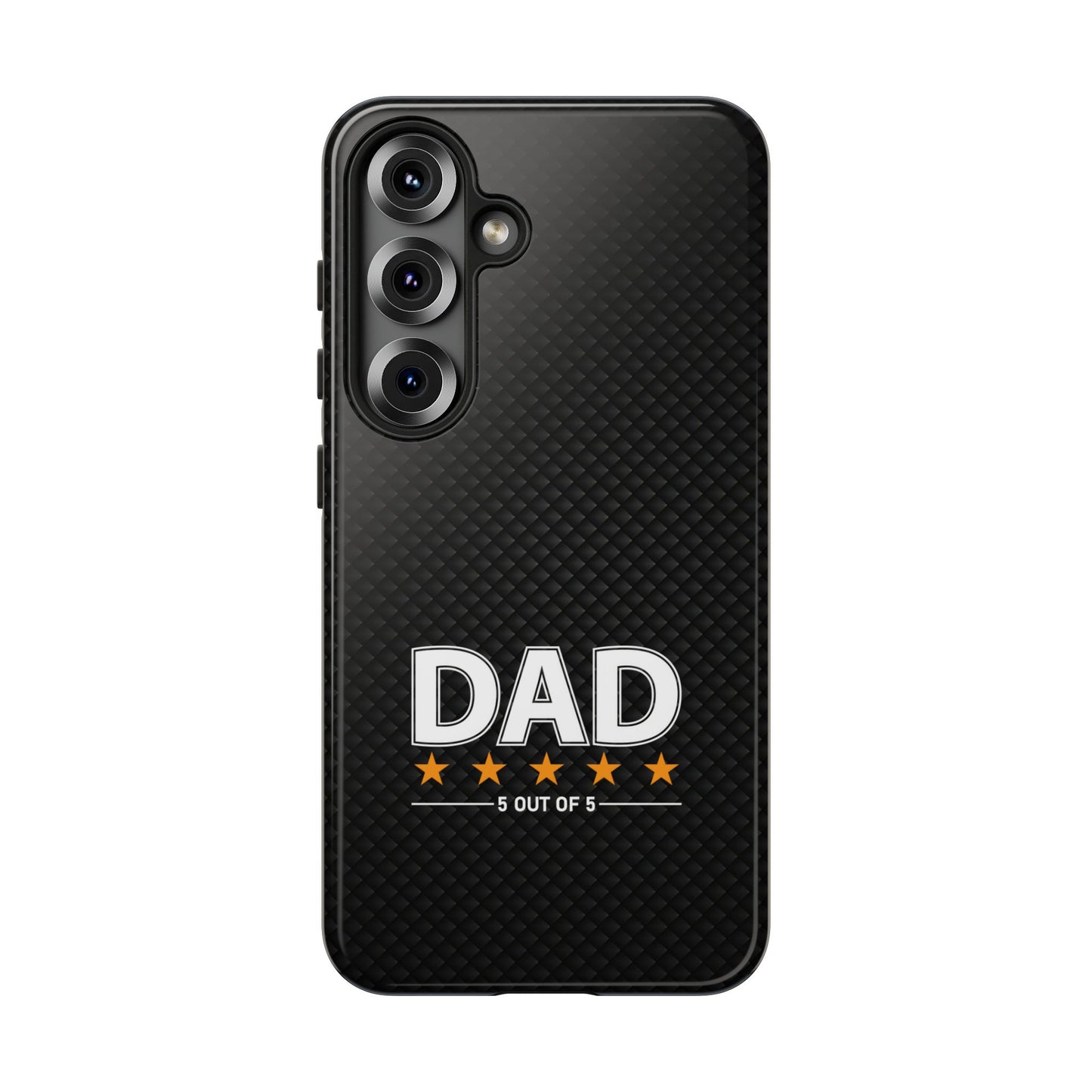 5-Star Dad Samsung Phone Case - Tough Black Cover for Father's Day