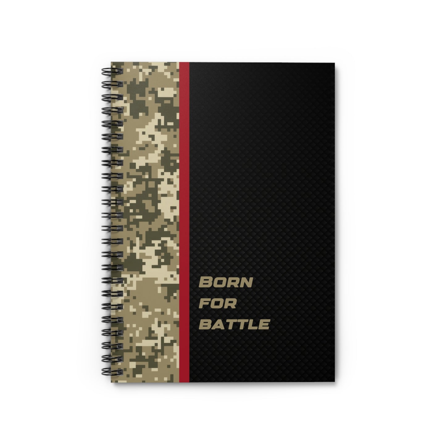 Battle-Ready Spiral Notebook for Soldiers, Military Journal