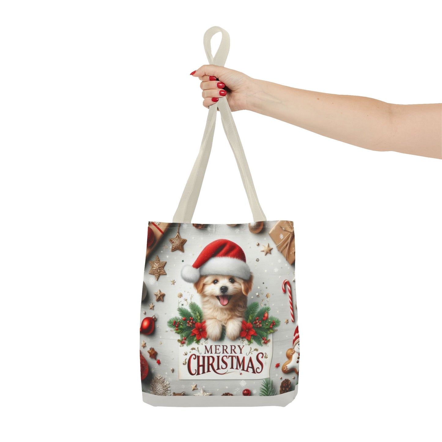 Jingle Paws Tote Bag (AOP)