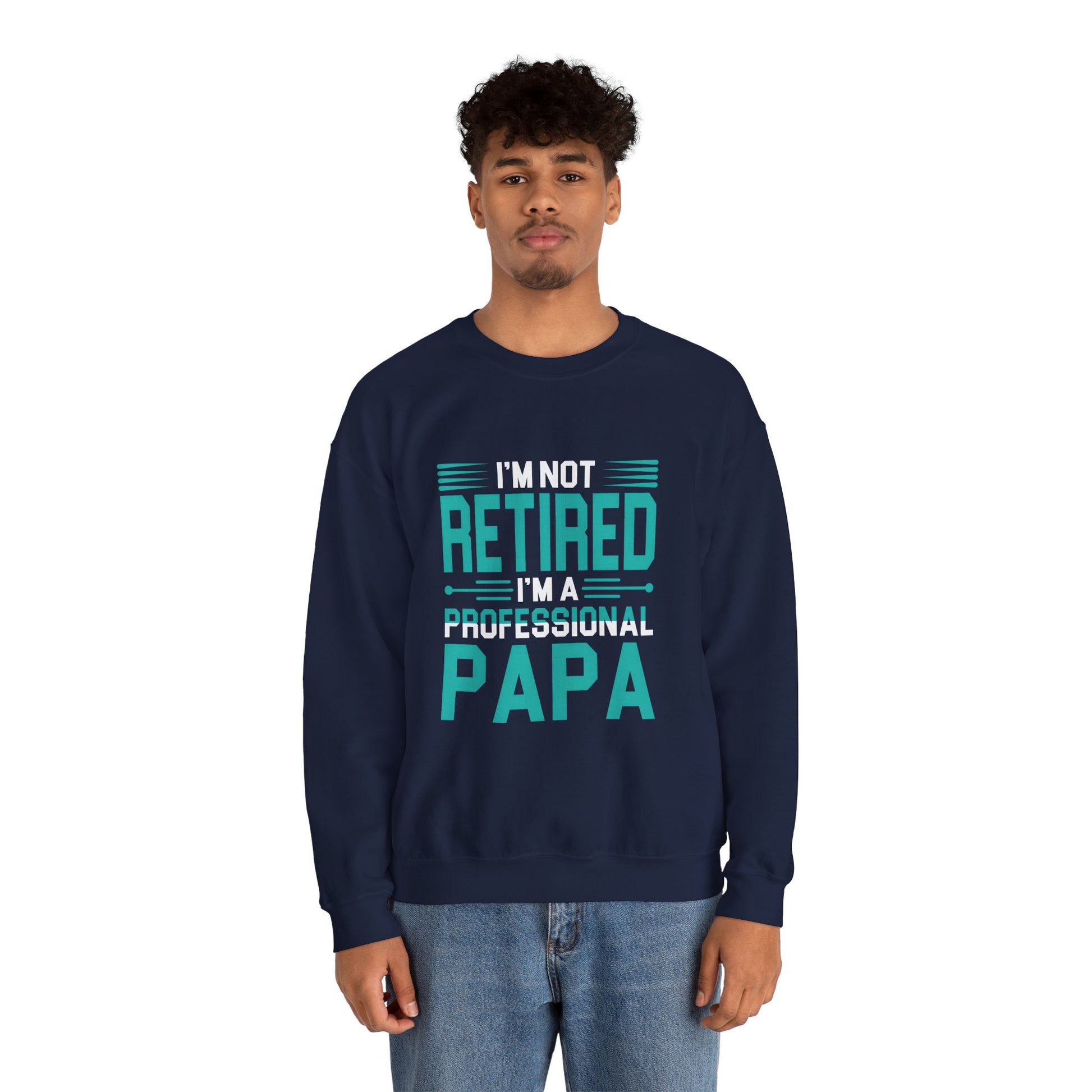 Professional Papa Crewneck Sweatshirt - Fun Retirement Gift for Dads