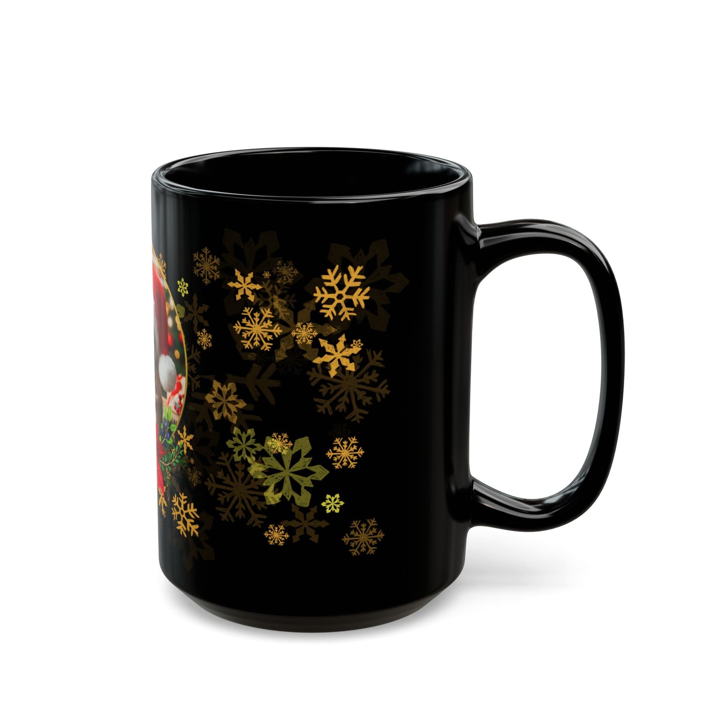 The Pug Who Saved Christmas Black Mug - 11oz, 15oz