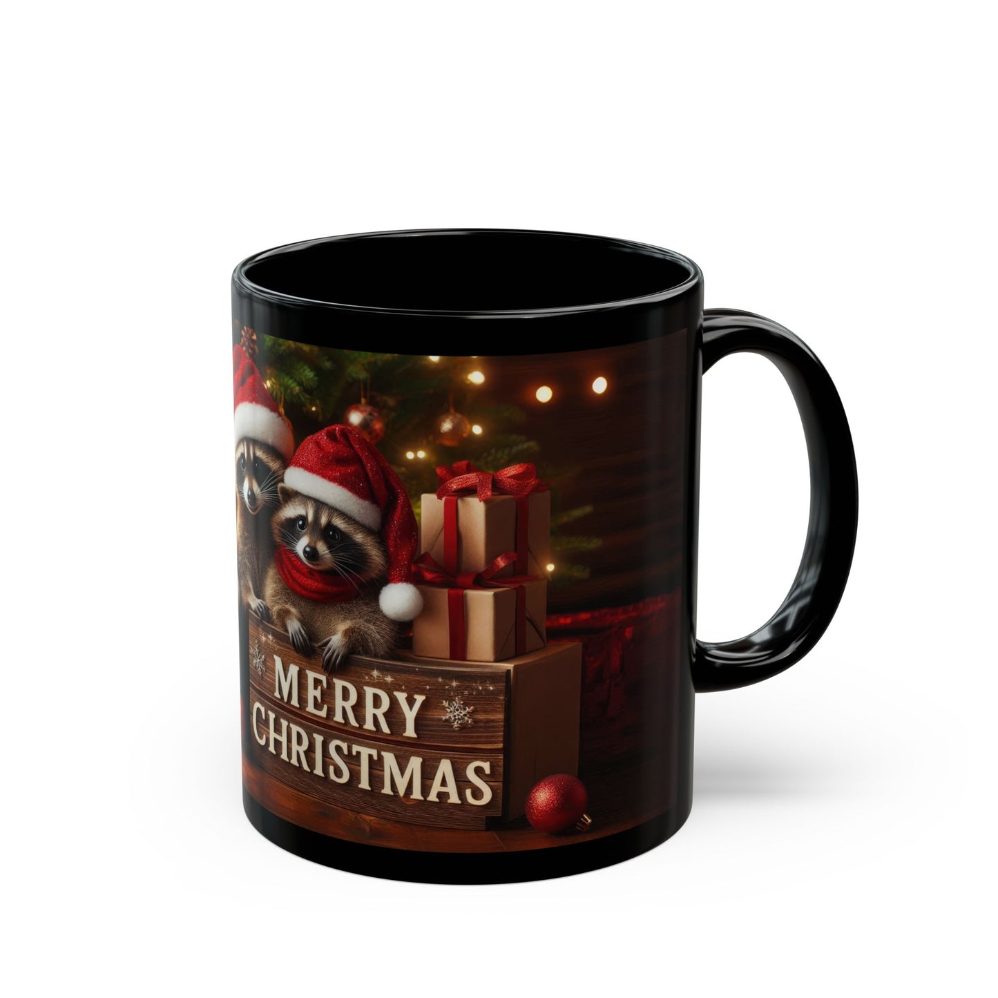 Santa's Bandits Black Mug - 11oz, 15oz