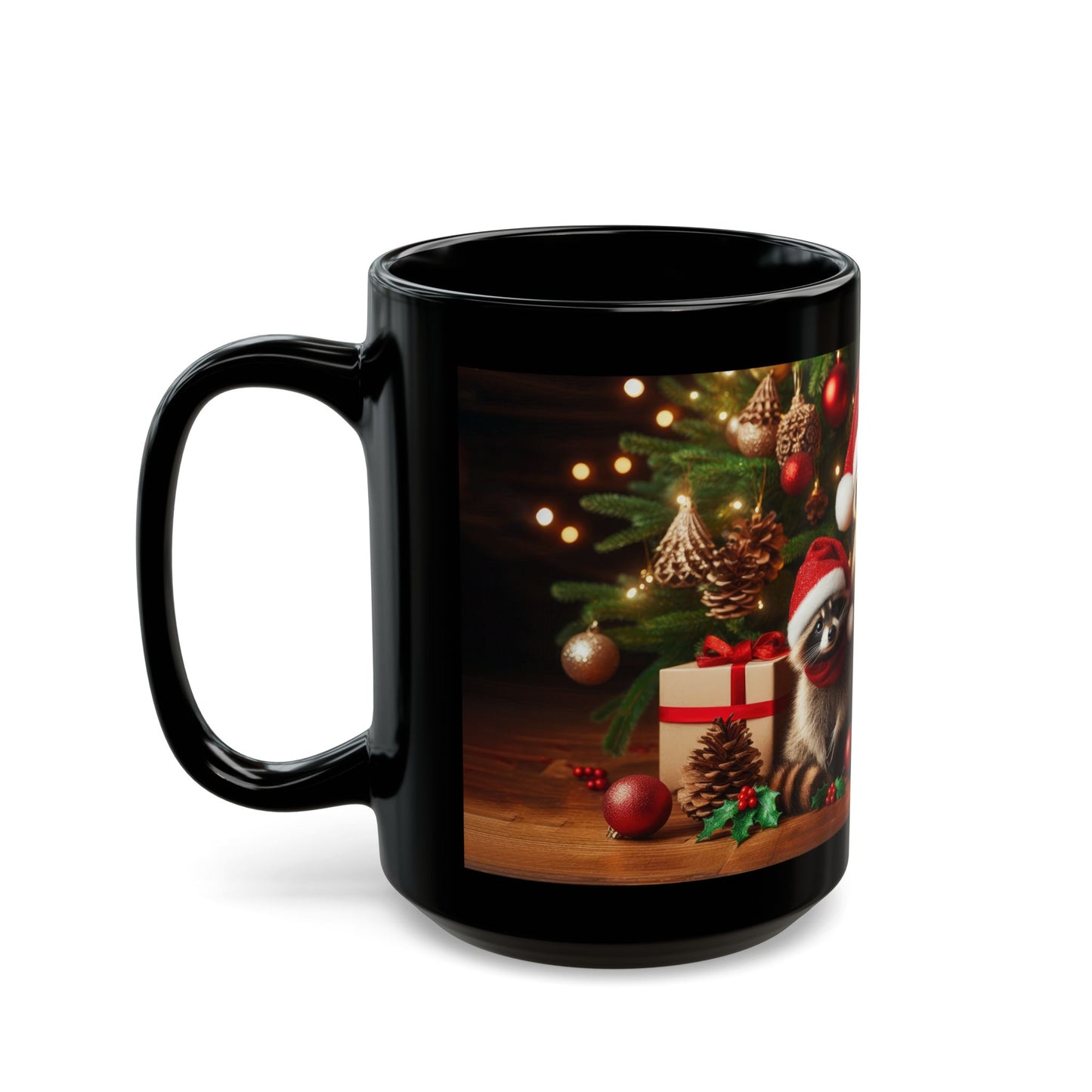 Santa's Bandits Black Mug - 11oz, 15oz