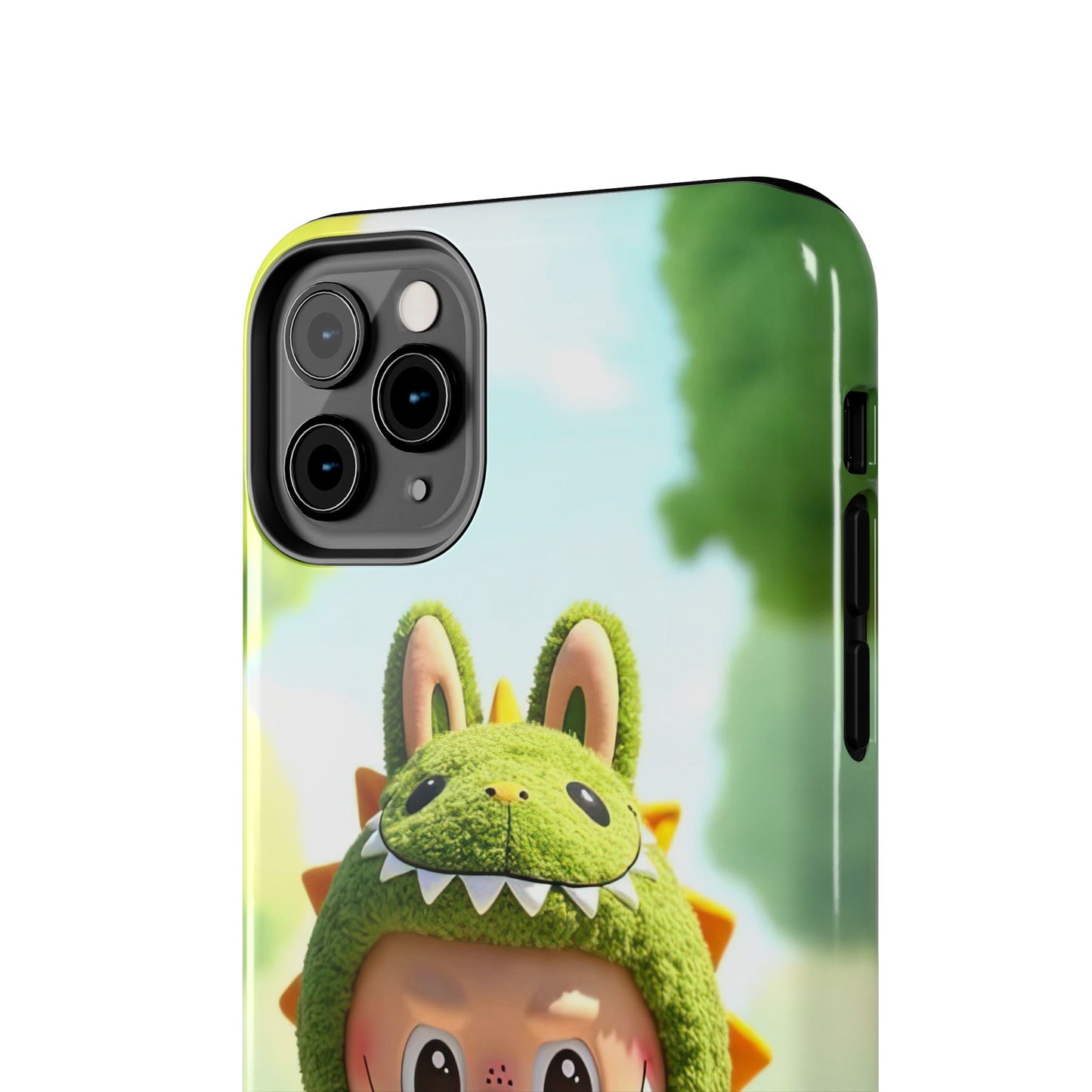 The Monsters Tough Case for iPhone Models – Playful Dinosaur Design, Dual Layer Protective Cover, Fun Mobile Accessory
