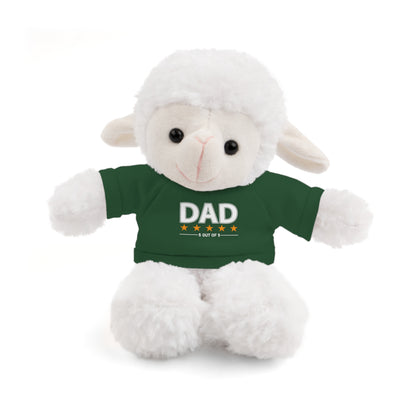 Stuffed Animal with T-Shirt, Gift for Dad