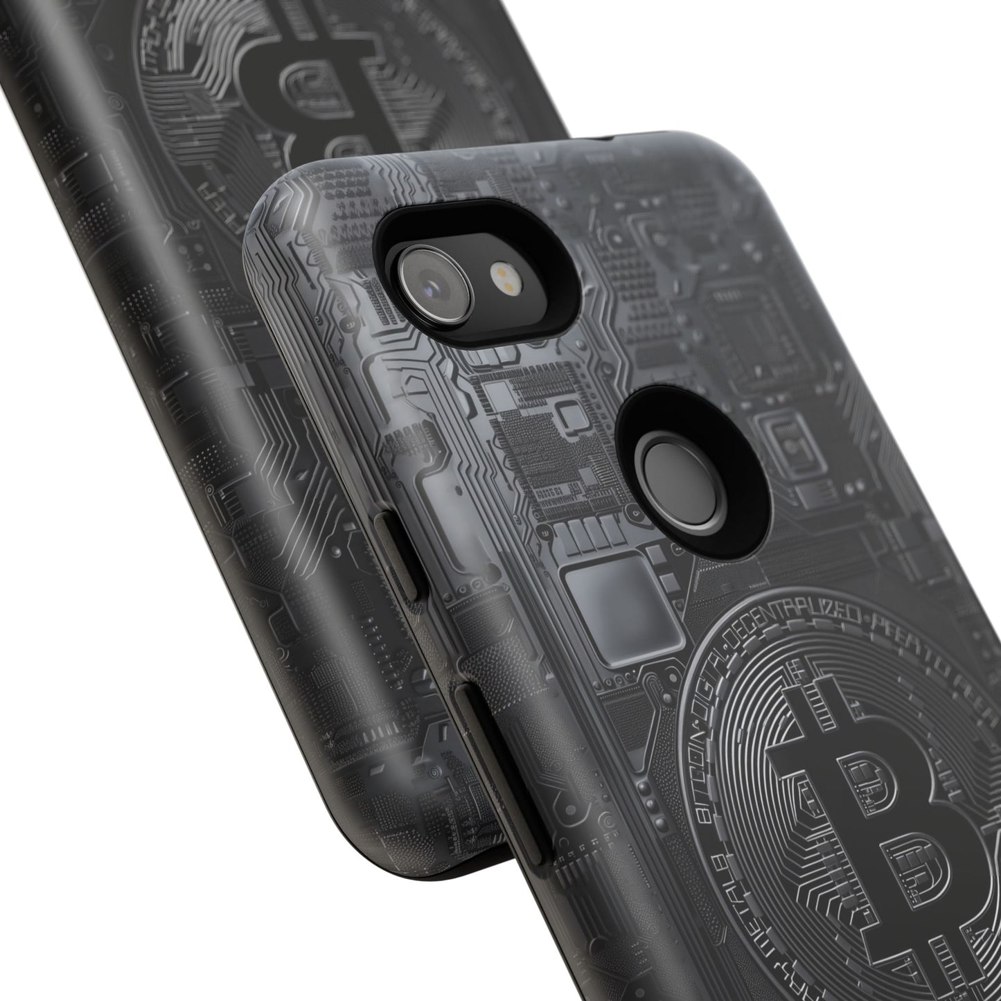 Bitcoin Google Pixel Tough Phone Case, Cryptocurrency Protection Cover