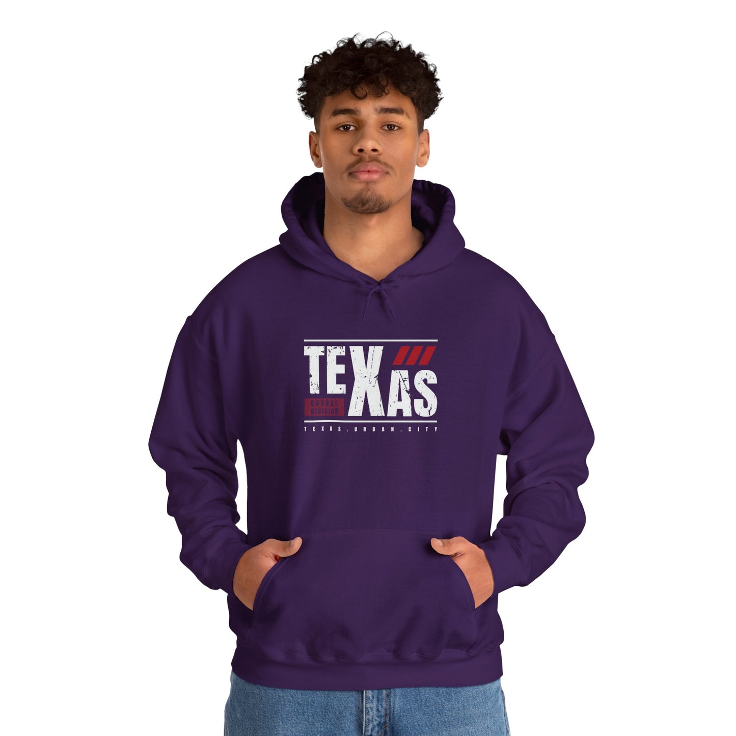 Texas Unisex Heavy Blend Hoodie - Bold Design for Everyday Comfort