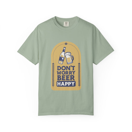 Beer Happy Unisex T-shirt - Funny Beer Tee