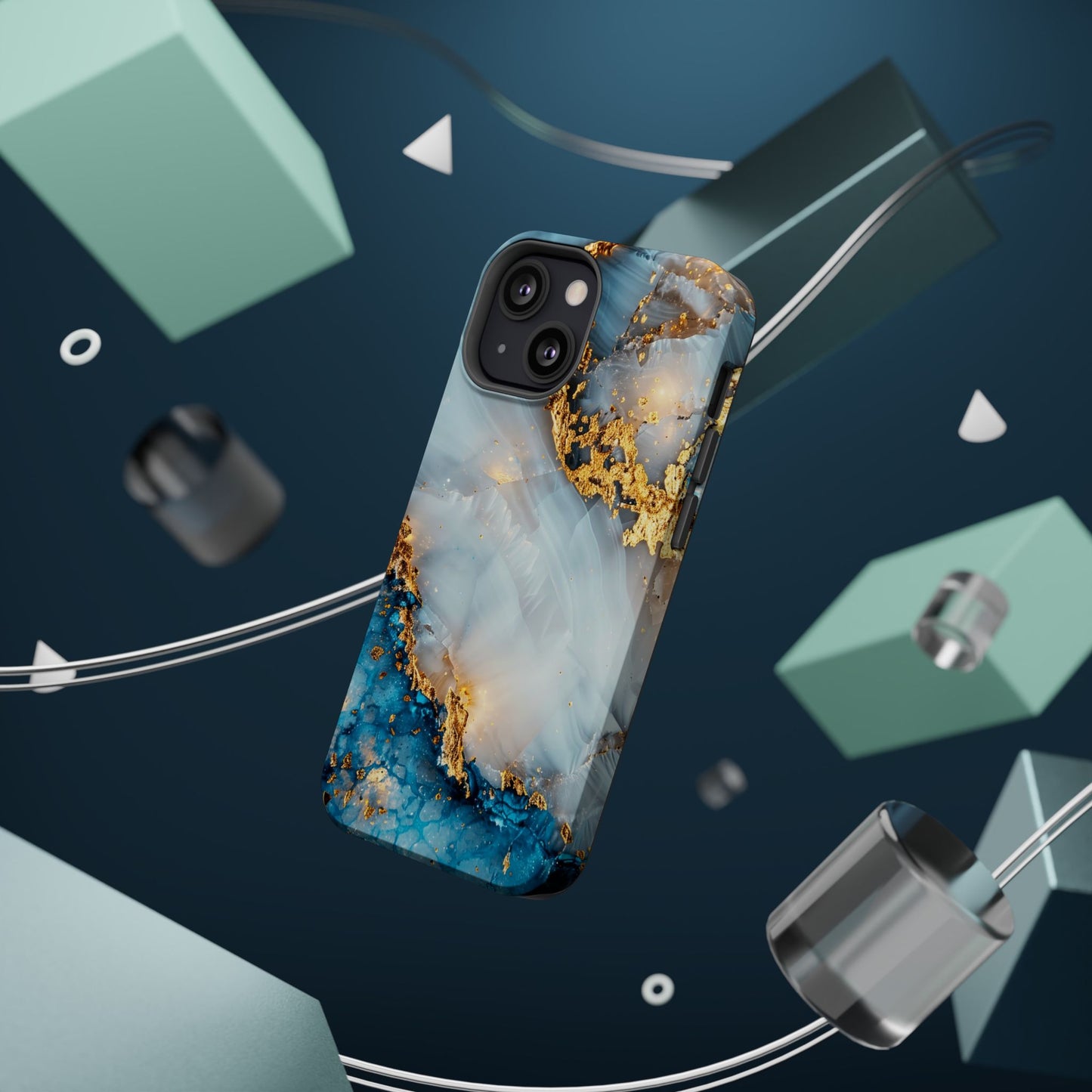 Marble Luxe Magnetic iPhone Cases, Elegant Design