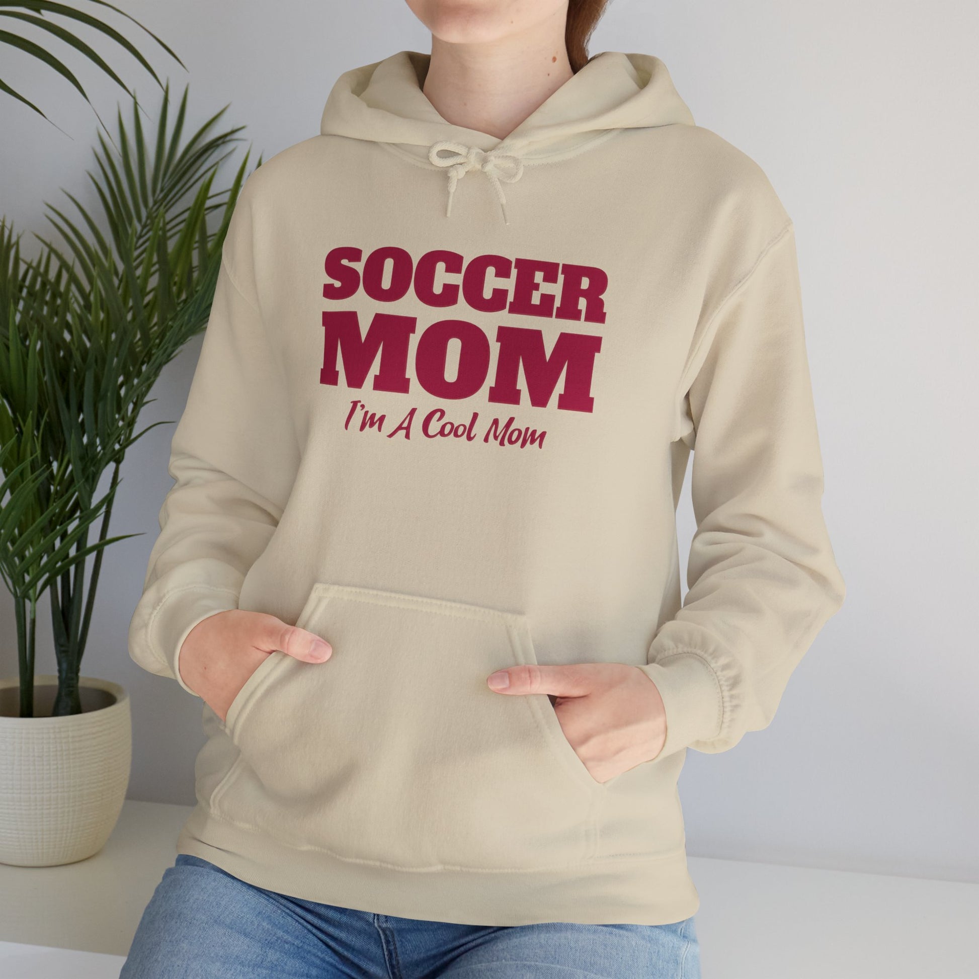 Soccer Mom I'm A Cool Mom Hooded Sweatshirt