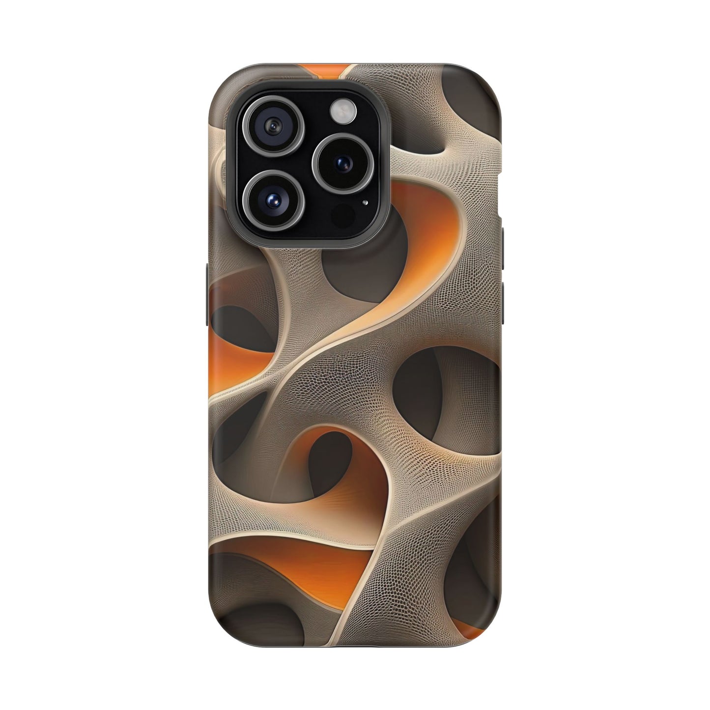 Stylish Magnetic Phone Cases, Abstract Geometric Design