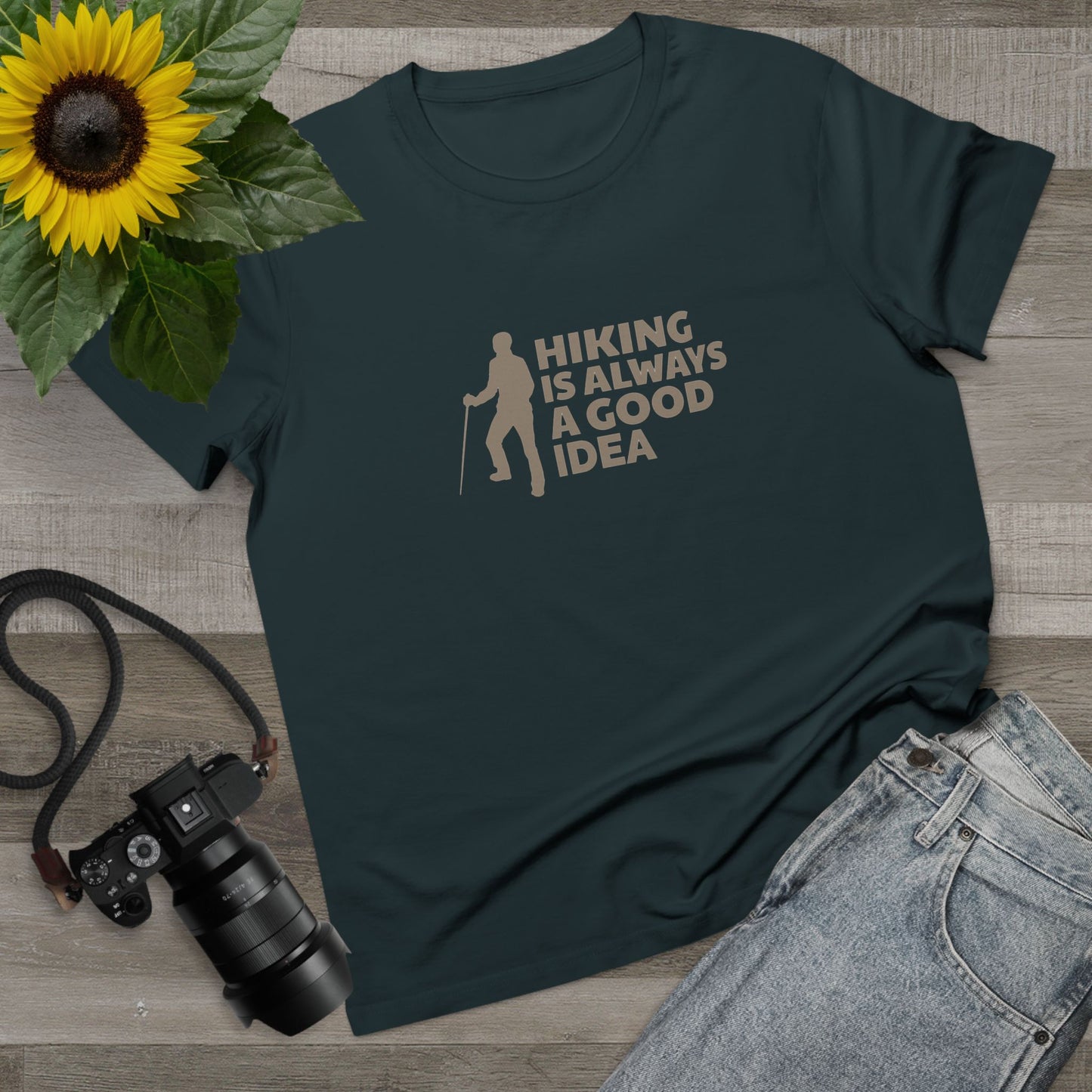 Hiking Is Always A Good Idea Women’s Maple Tee