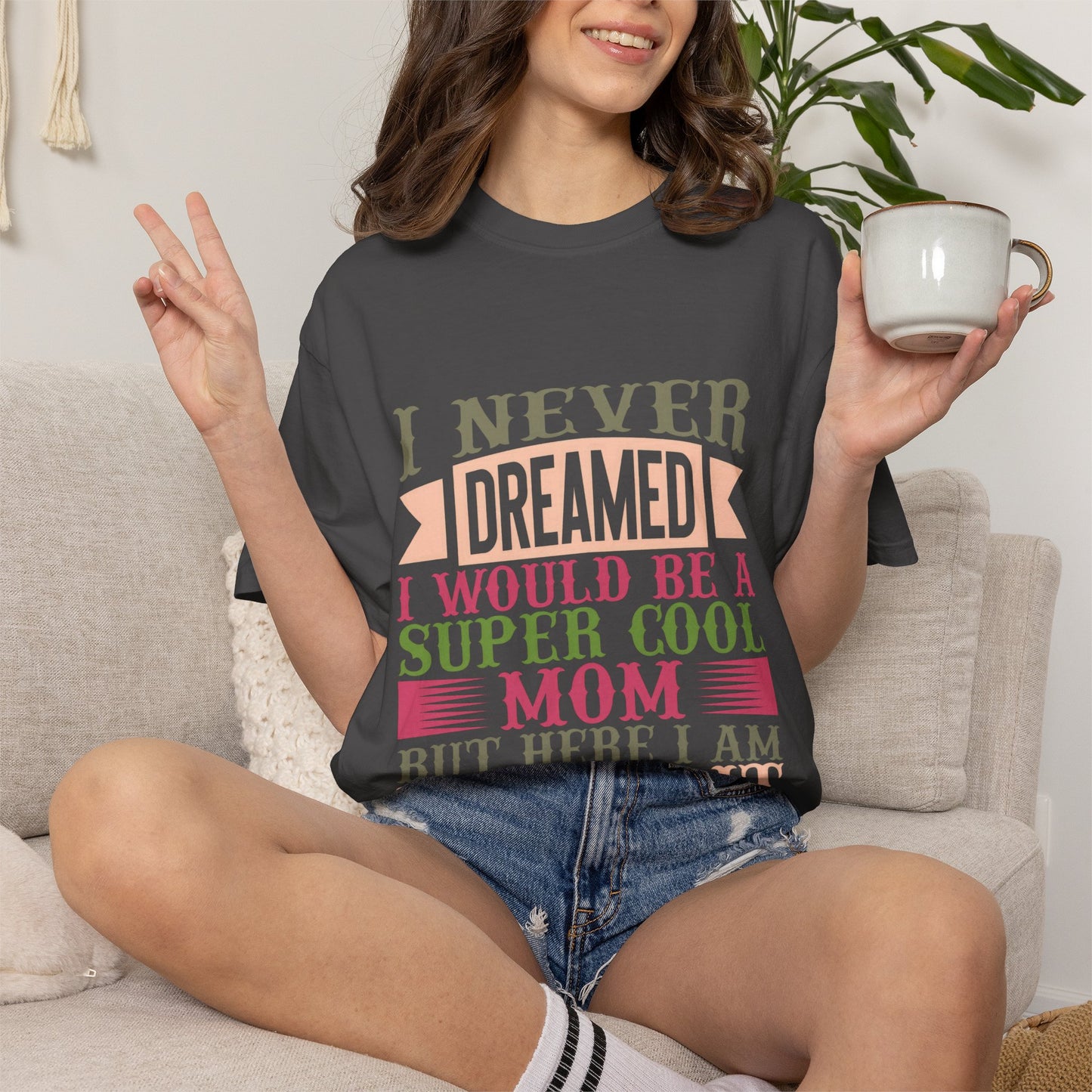 Mom Life Unisex T-shirt - Super Cool Mom Design