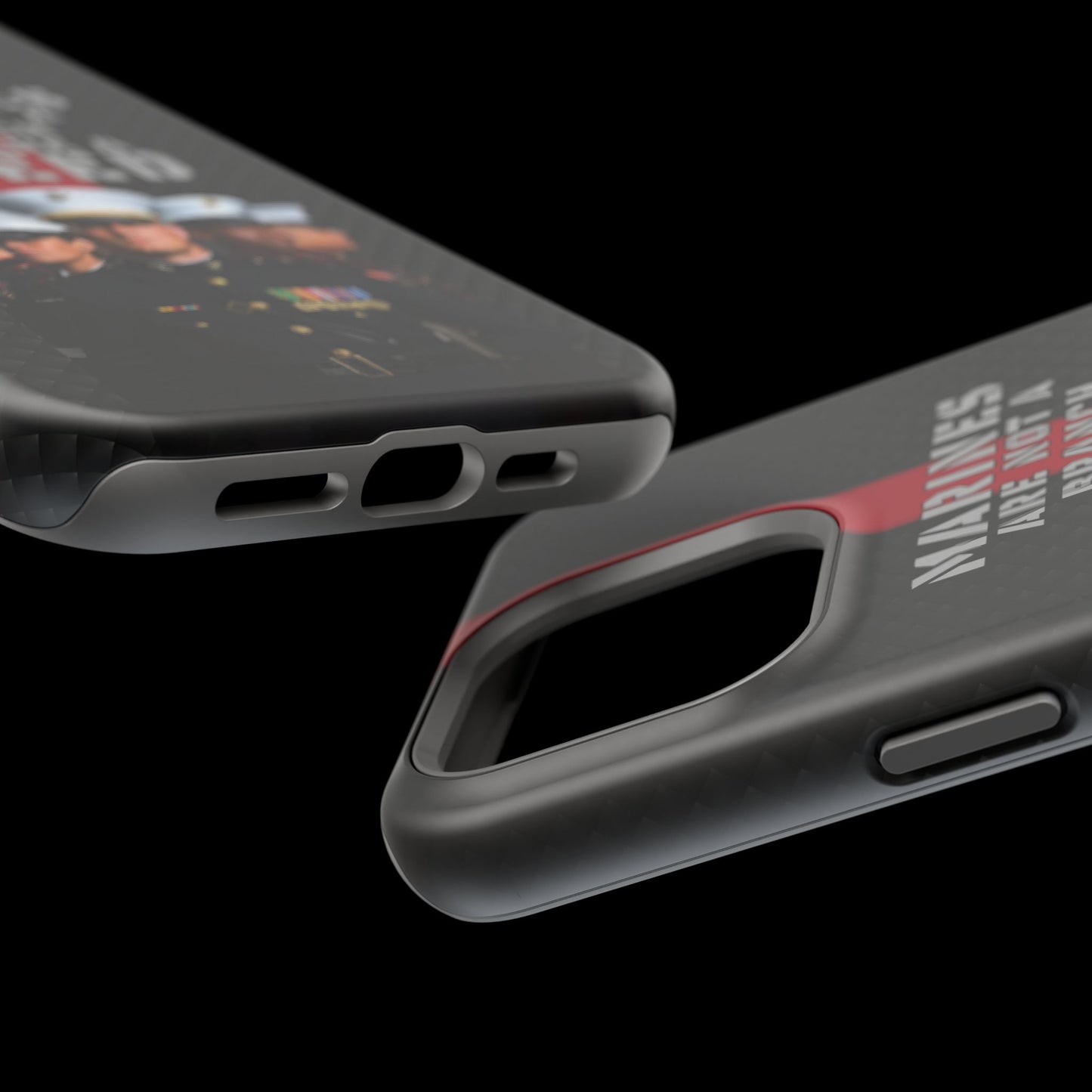Marines Magnetic Tough Case - "Not a Branch, a Breed" Military iPhone Cover