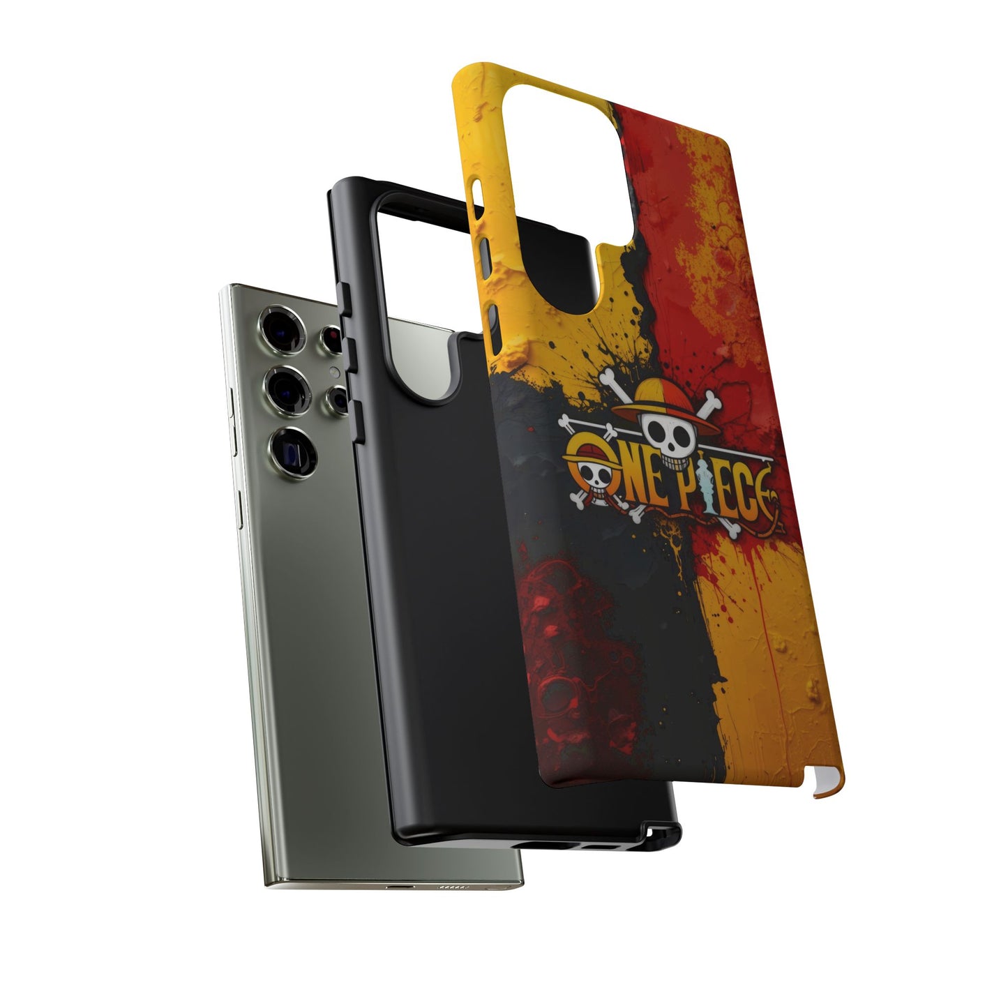 One Piece Samsung Tough Phone Case, Anime Vibrant Design