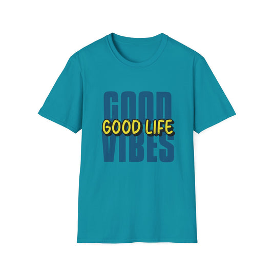 Good Vibes Good Life Unisex Softstyle T-Shirt