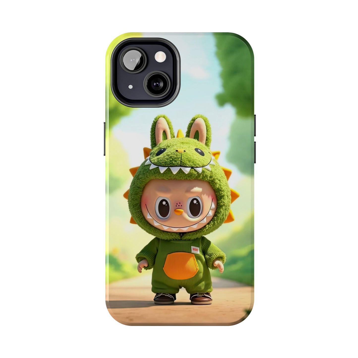 The Monsters Tough Case for iPhone Models – Playful Dinosaur Design, Dual Layer Protective Cover, Fun Mobile Accessory