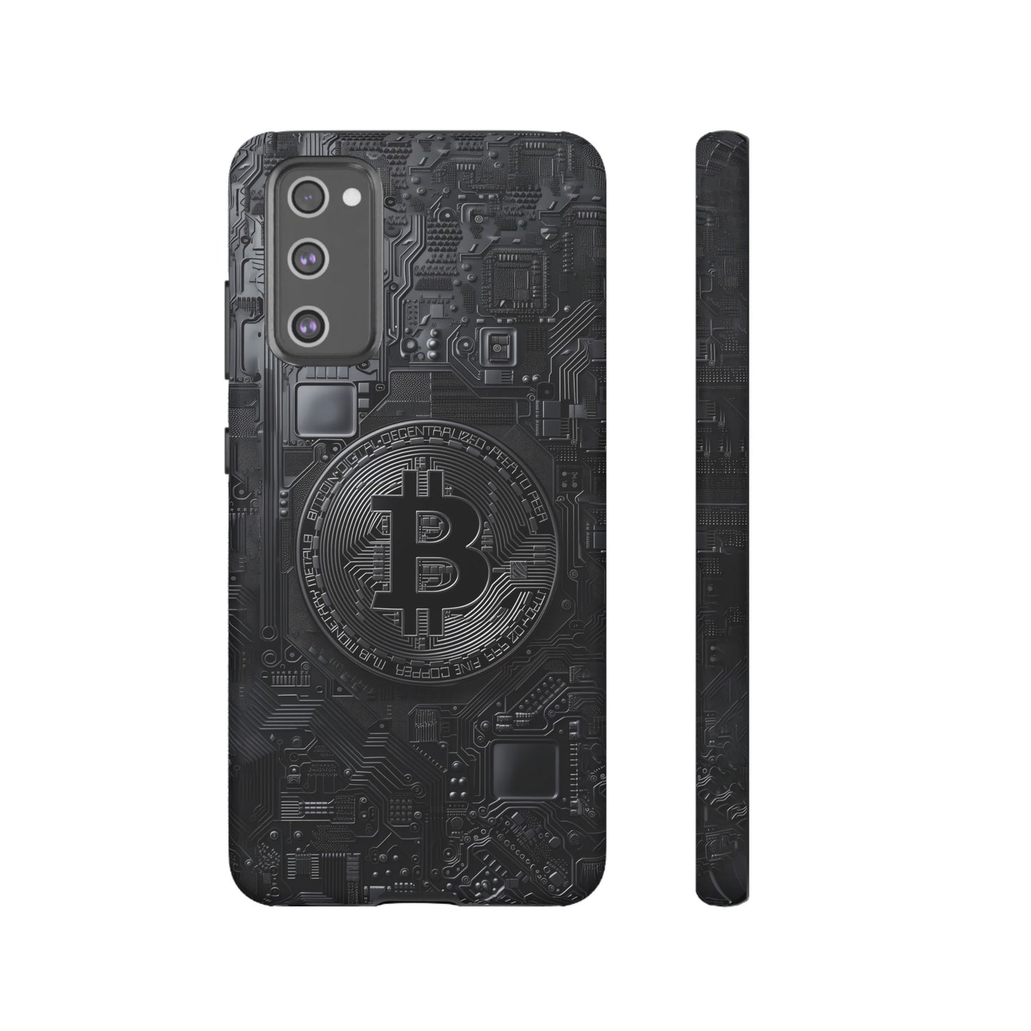 Bitcoin Samsung Tough Phone Case, Cryptocurrency Protection Cover