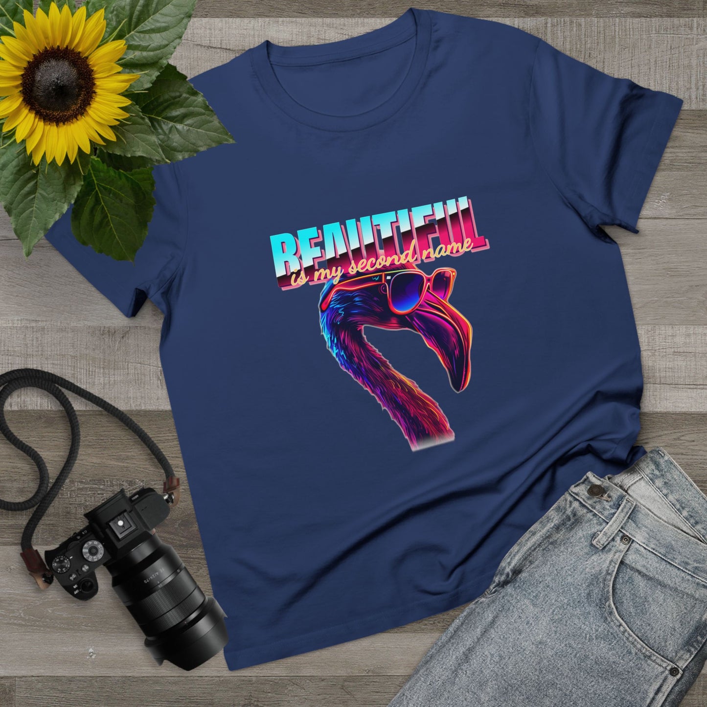 Beautiful Is My Second Name Women’s Maple Tee