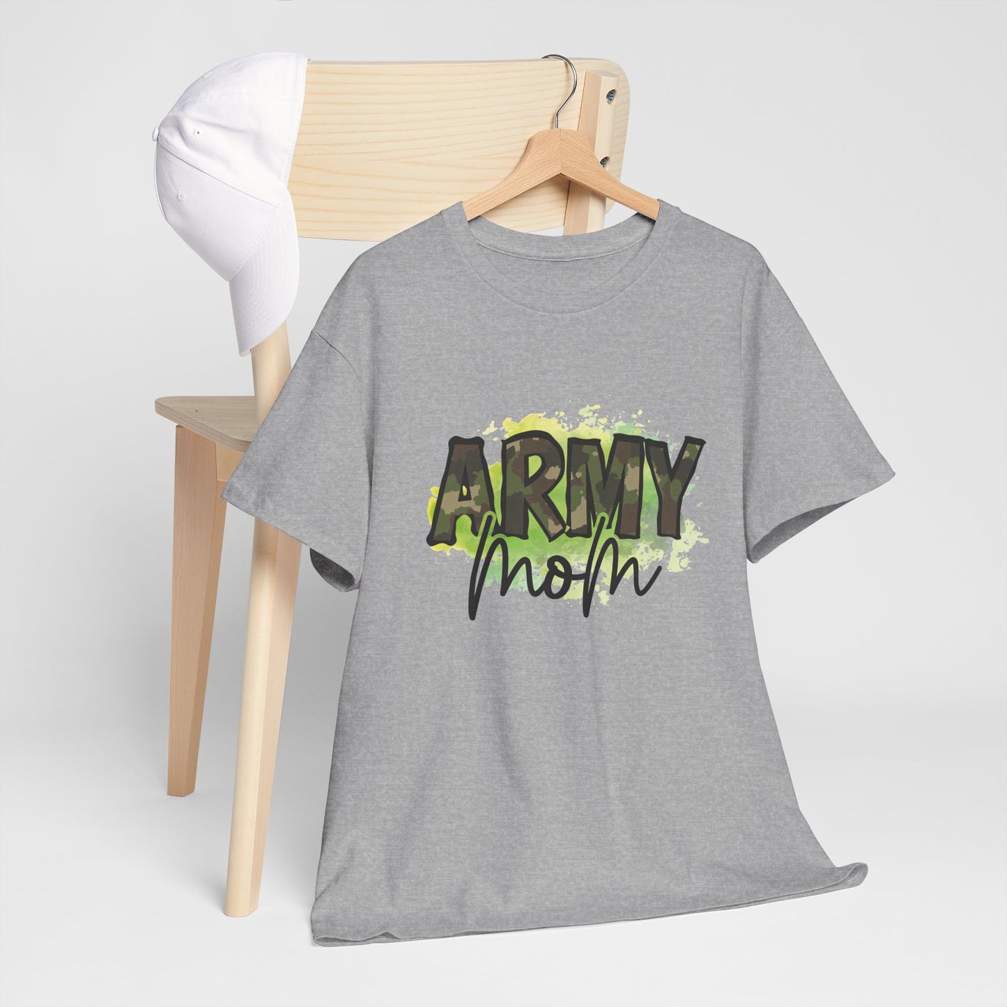 Army Mom Heavy Cotton Tee
