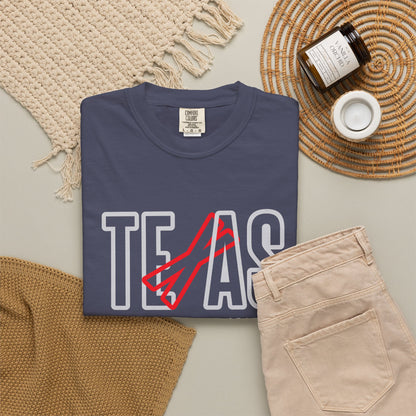 Texas Pride Unisex Garment-Dyed T-Shirt - Casual Style for State Lovers