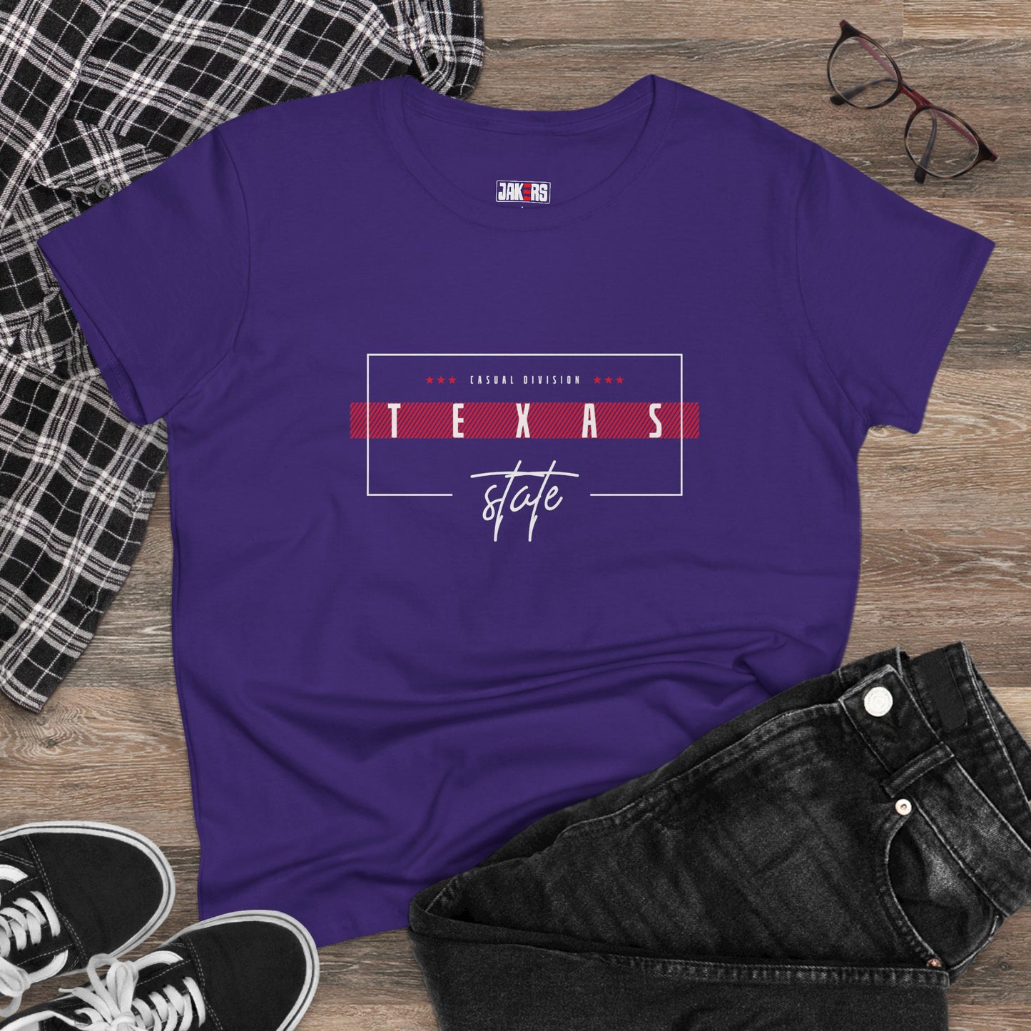 Texas States Graphic Tee for Women - Casual Cotton T-Shirt