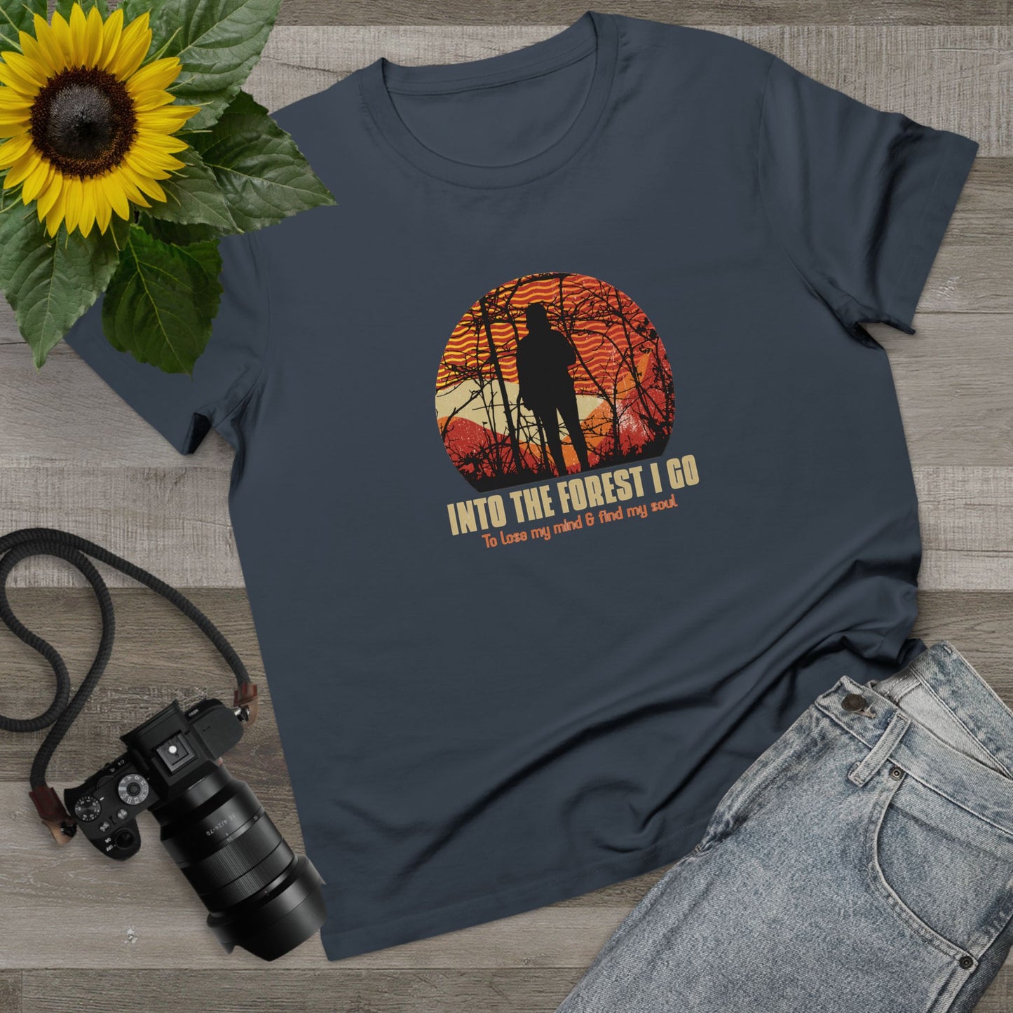 Into The Forest I Go Women’s Maple Tee