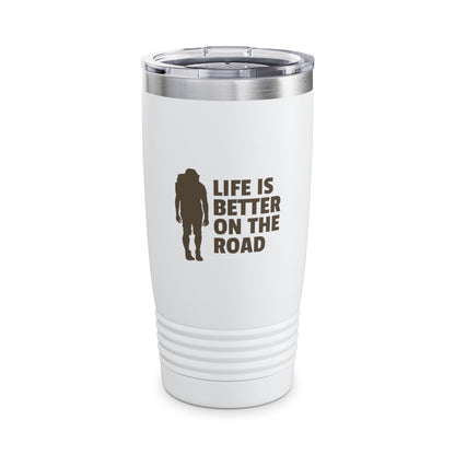 Life Is Better On The Road Ringneck Tumbler, 20oz