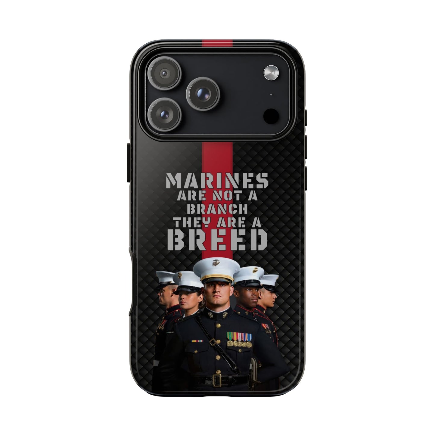 Marine Corps Tough iPhone Case - Proud Military Supporter