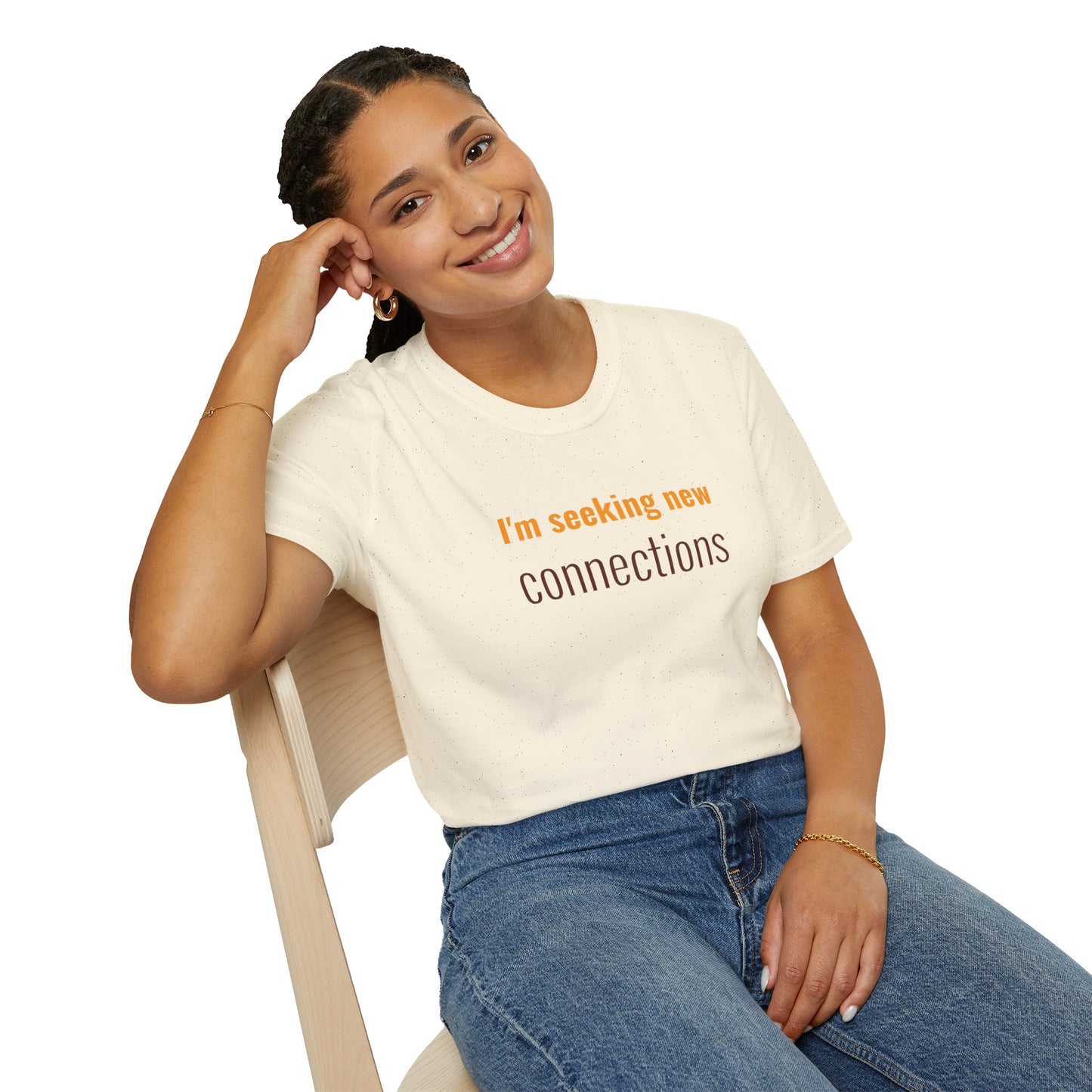 I'm Seeking New Connection Unisex Softstyle T-Shirt