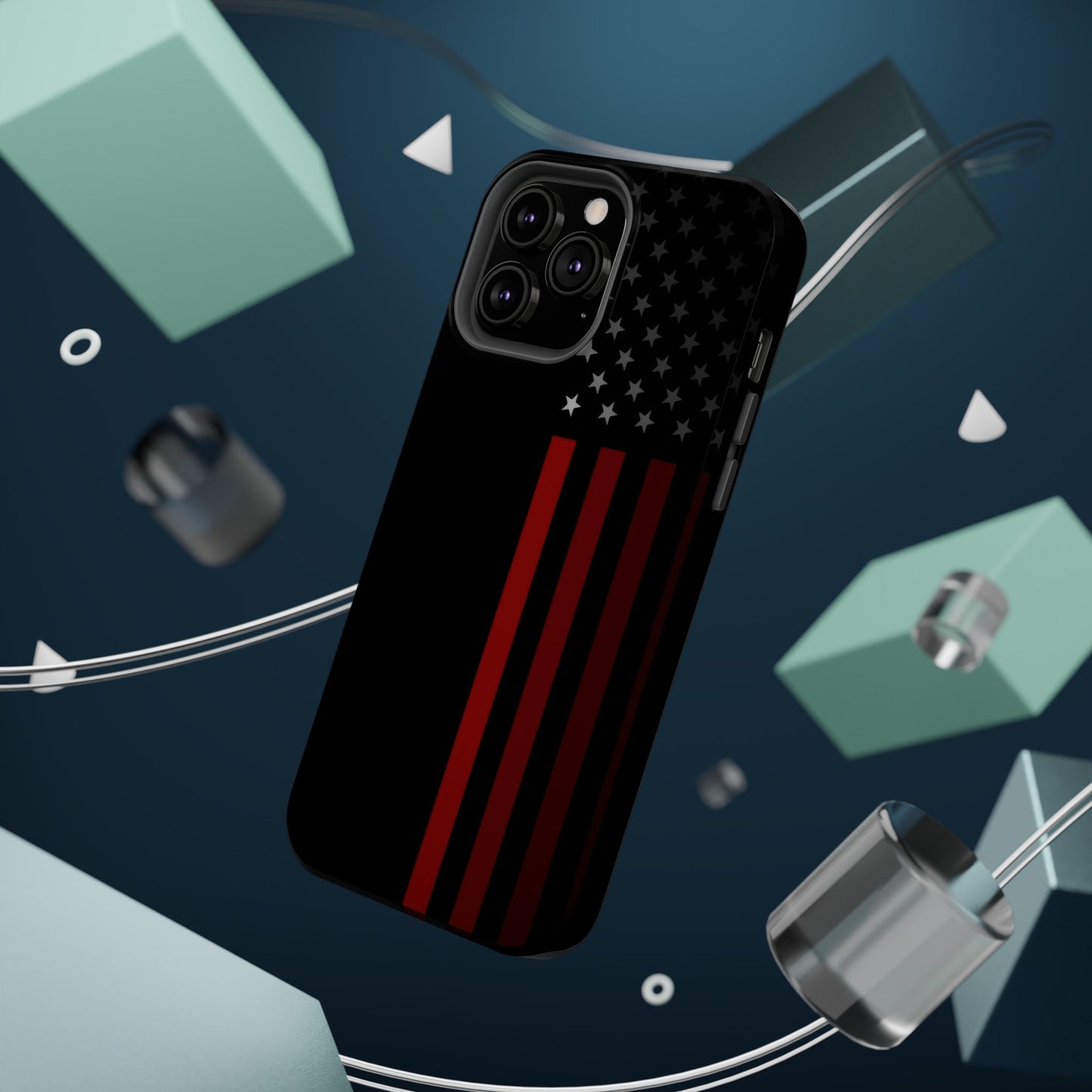 Patriotic Magnetic Tough Case, American Flag Phone Cover