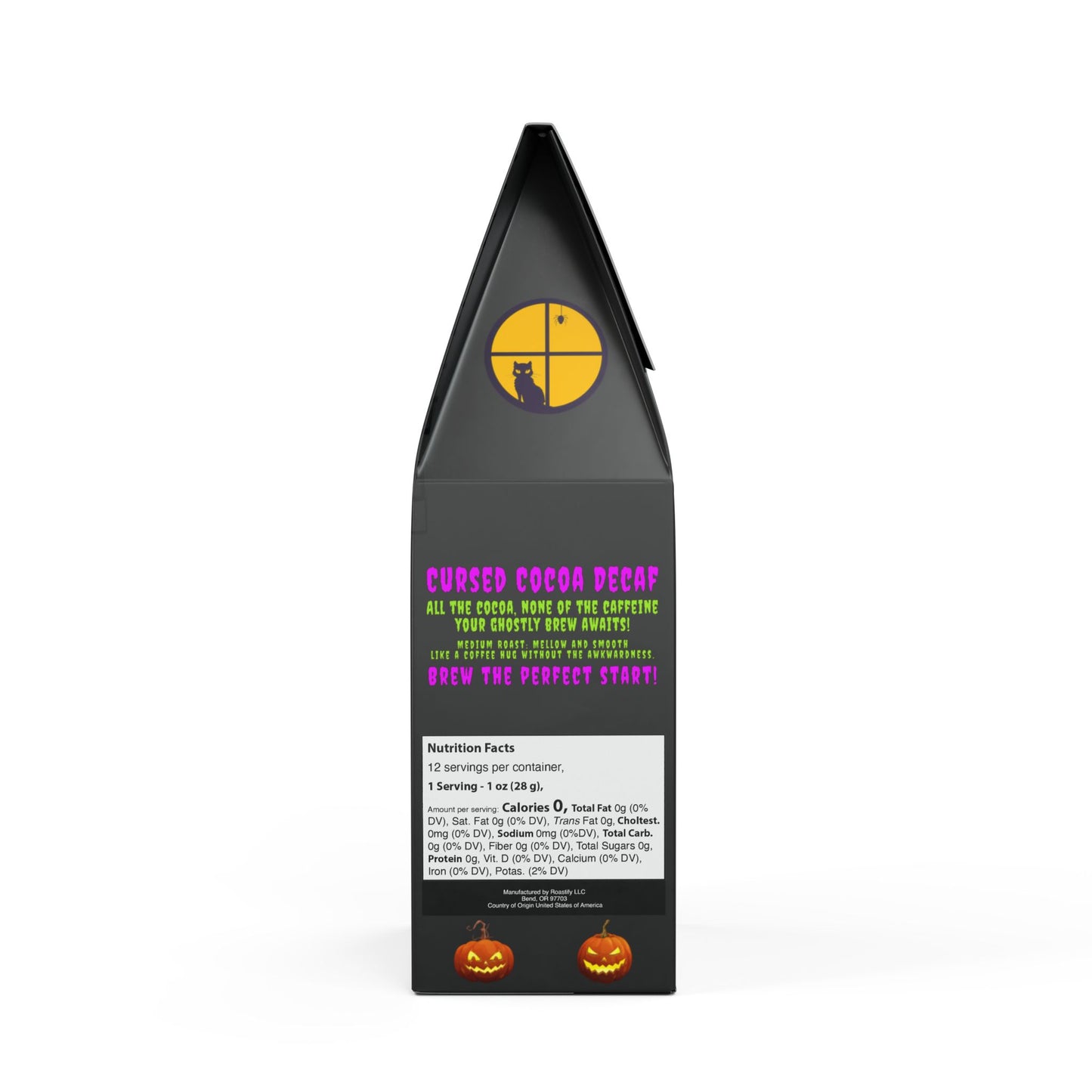 Cursed Cocoa Decaf, Trapper Peak Decaf Coffee Blend