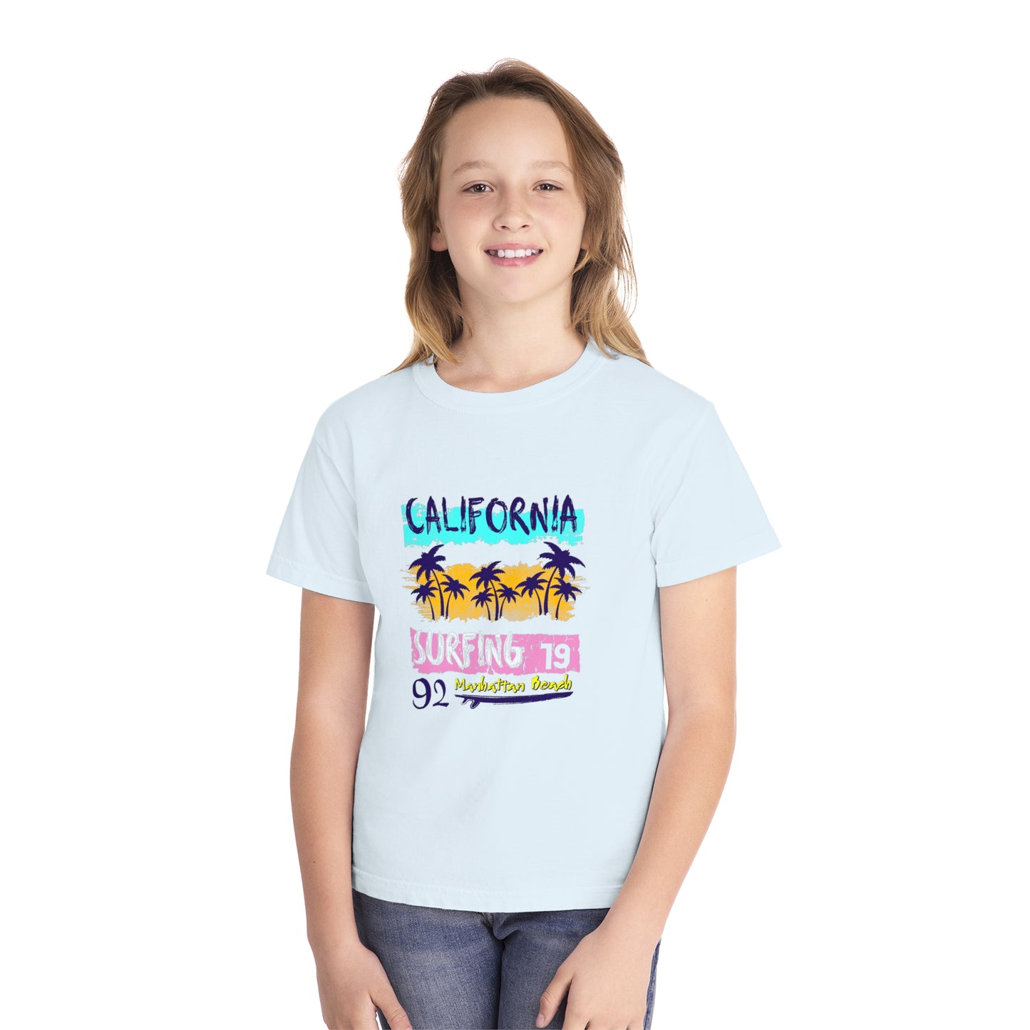 California Surfing Youth Midweight Tee