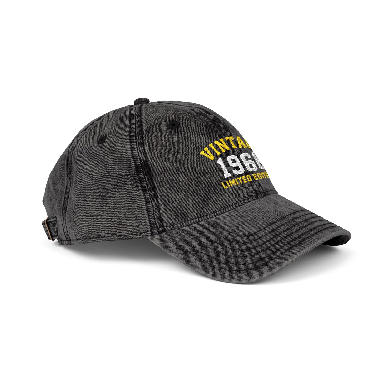 Custom Vintage Embroidered Washed Baseball Cap