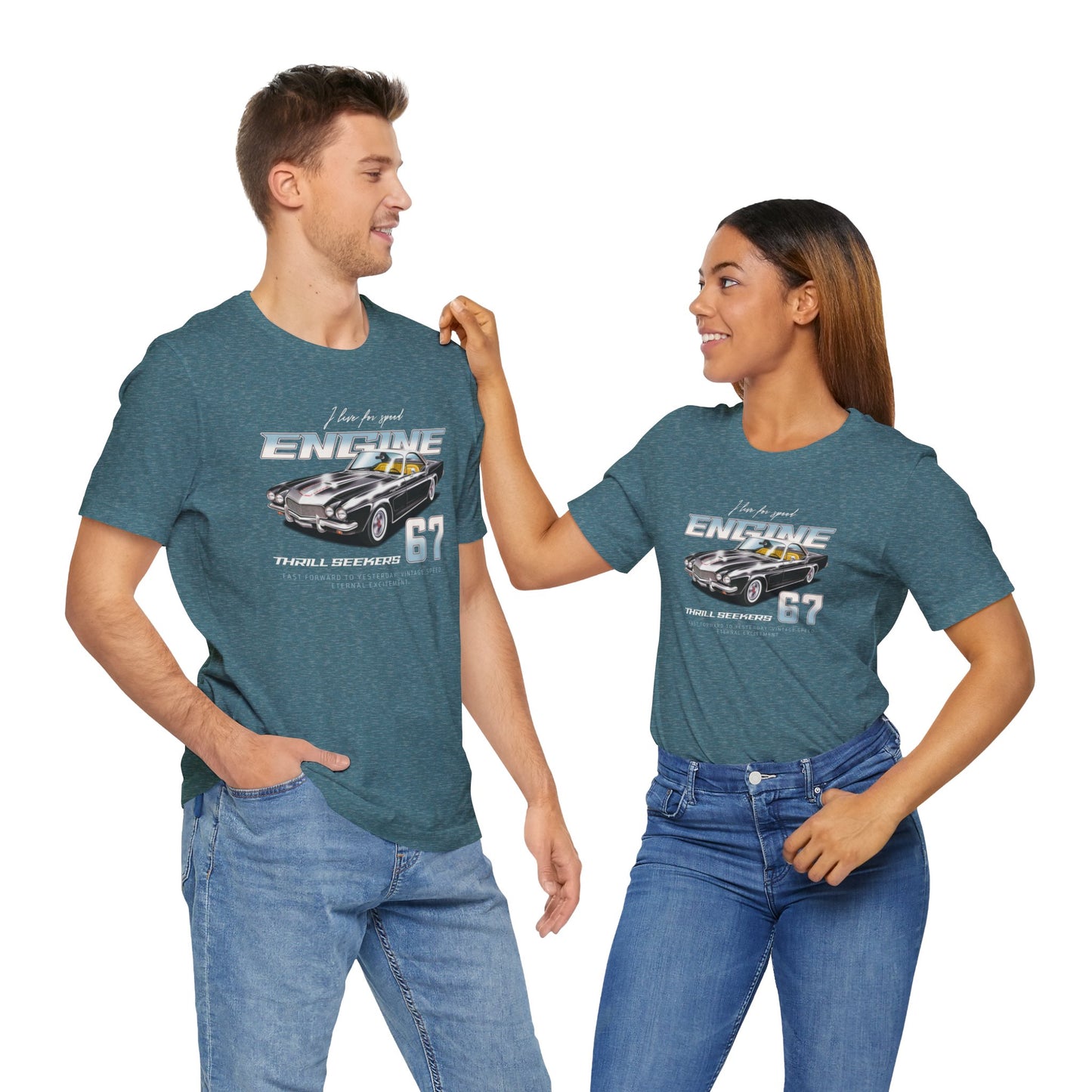 I Live For Speed Engine Unisex Jersey Short Sleeve Tee