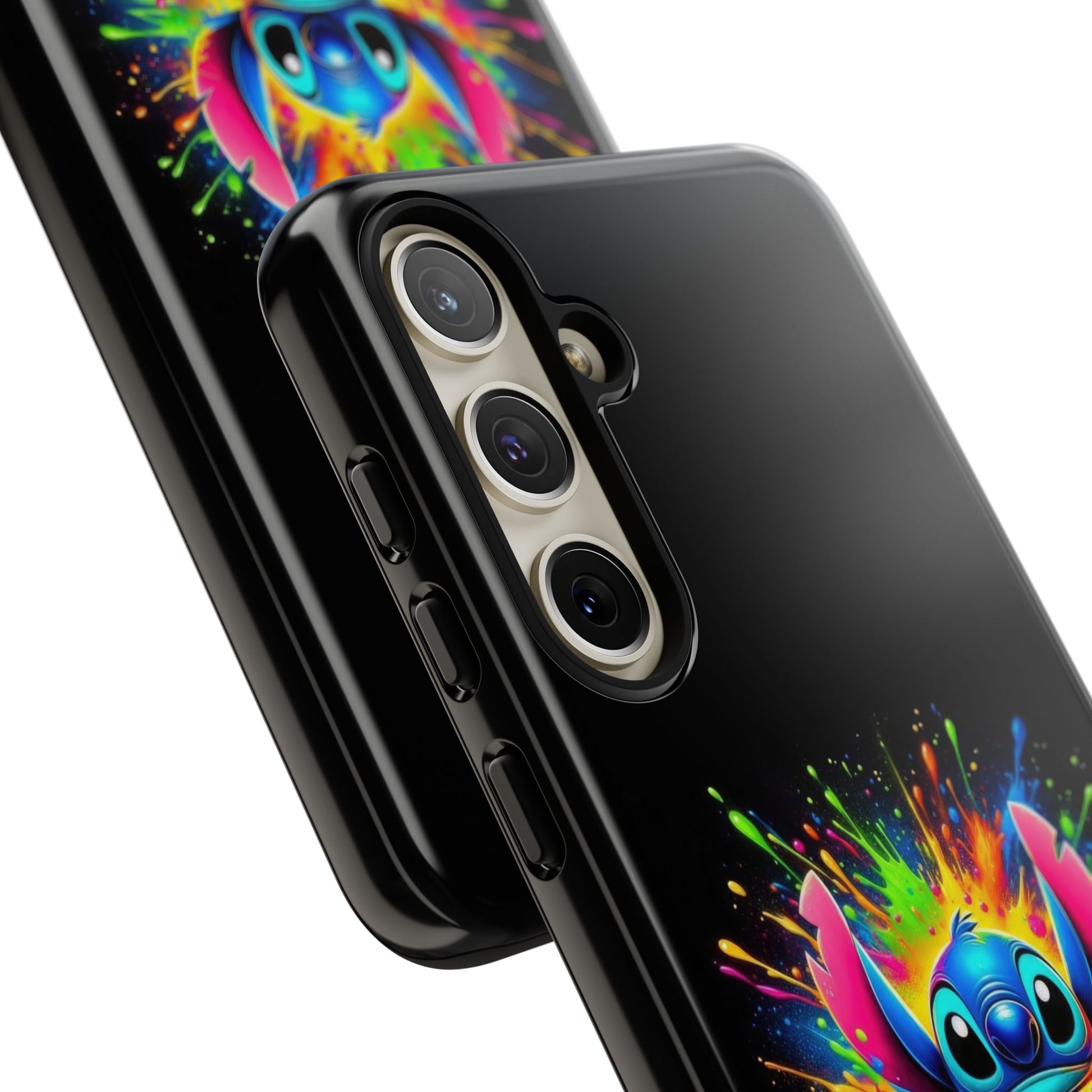 Colorful Samsung Cartoon Phone Cases, Stitch Phone Cover