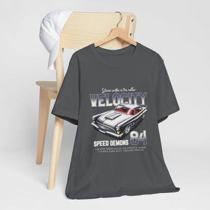 Stories Written In Tire Rubber Velocity Tee