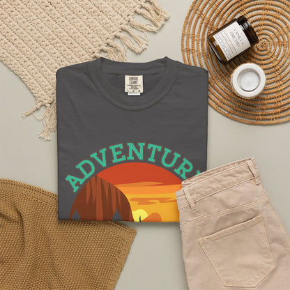 Adventure is Calling Unisex Garment-Dyed T-Shirt